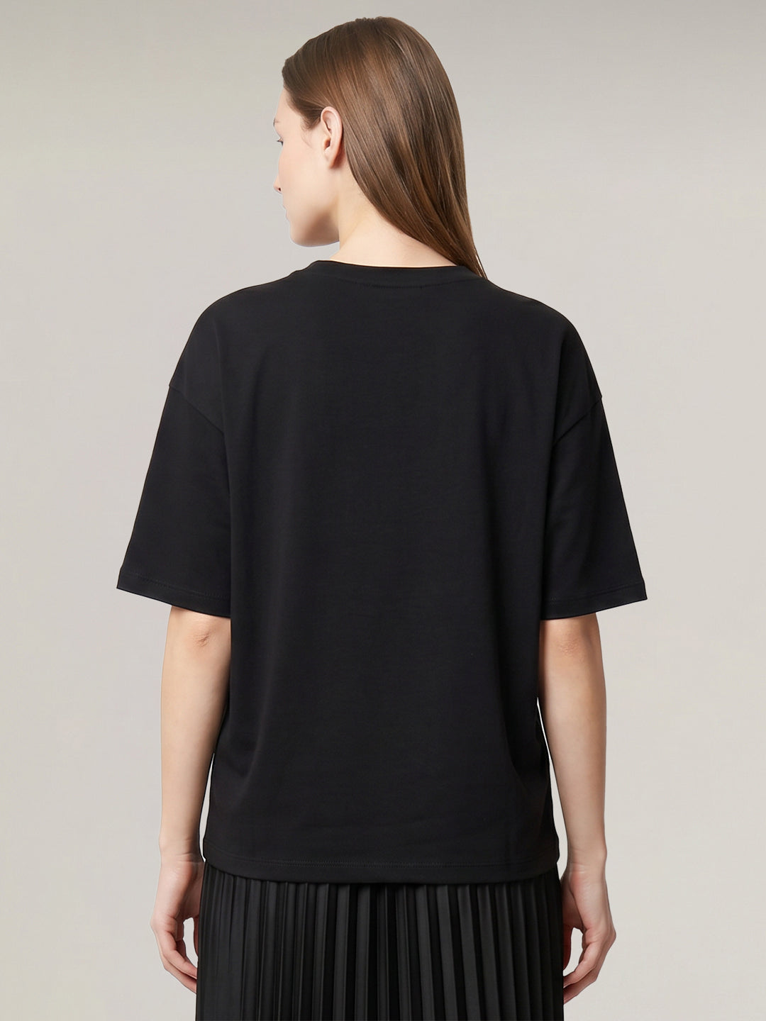 Black Printed T-shirt