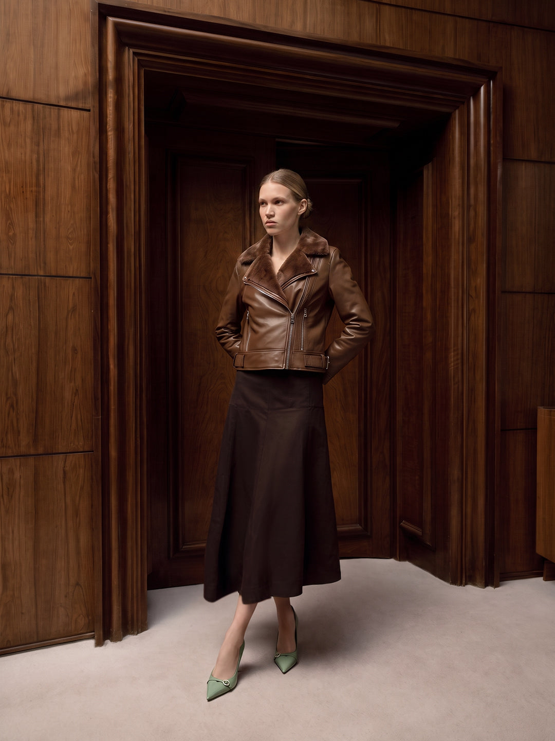 High-Low Midi Skirt