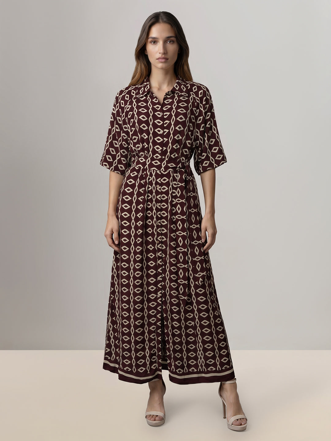 Floral Shirt Dress