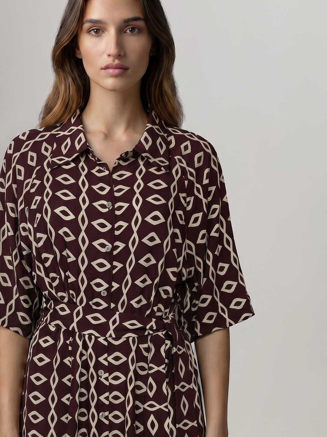 Floral Shirt Dress