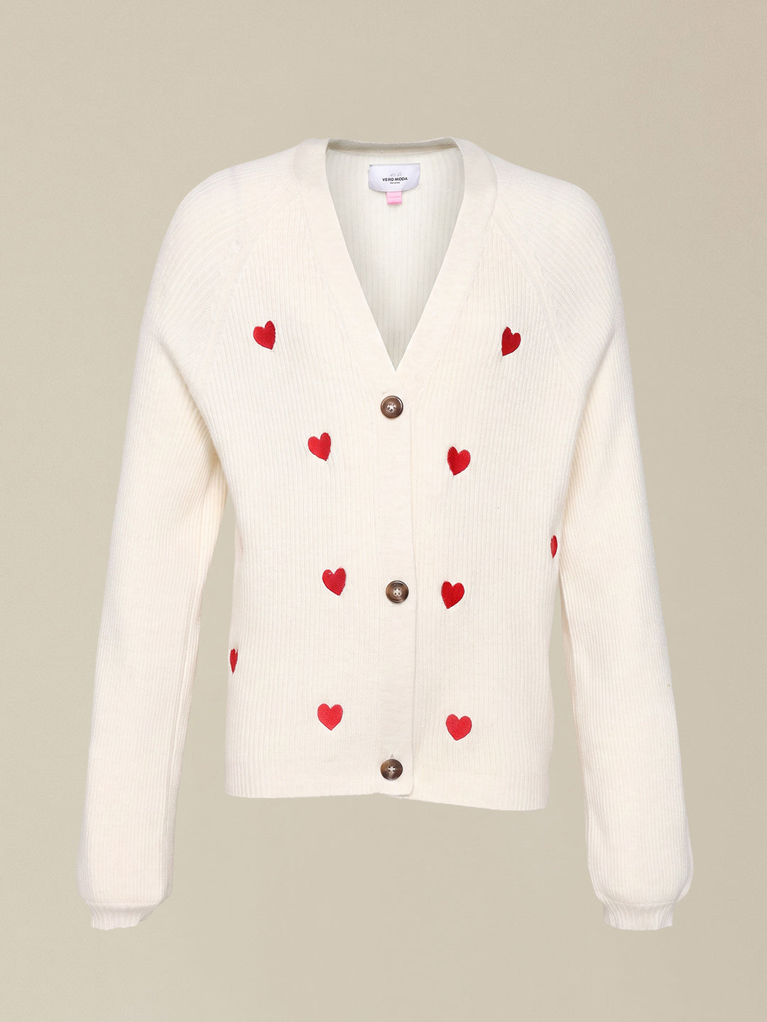GIRLS White Printed Cardigan