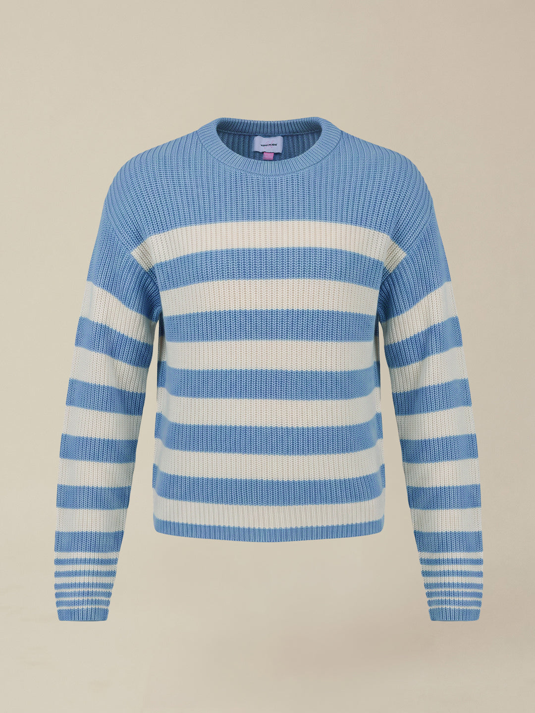 GIRLS Blue Striped Knit Pullover
