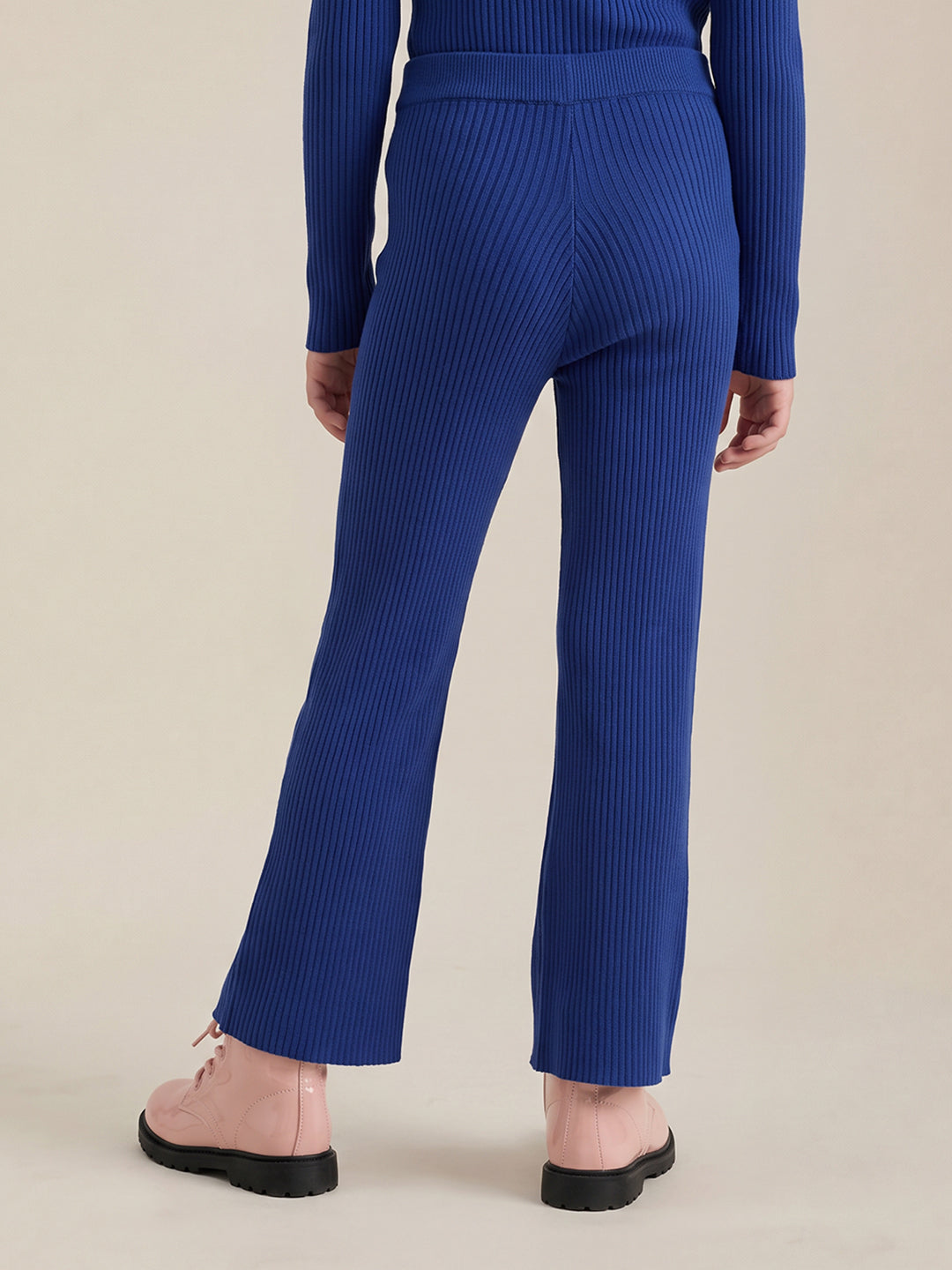 GIRLS Blue Mid Rise Pants