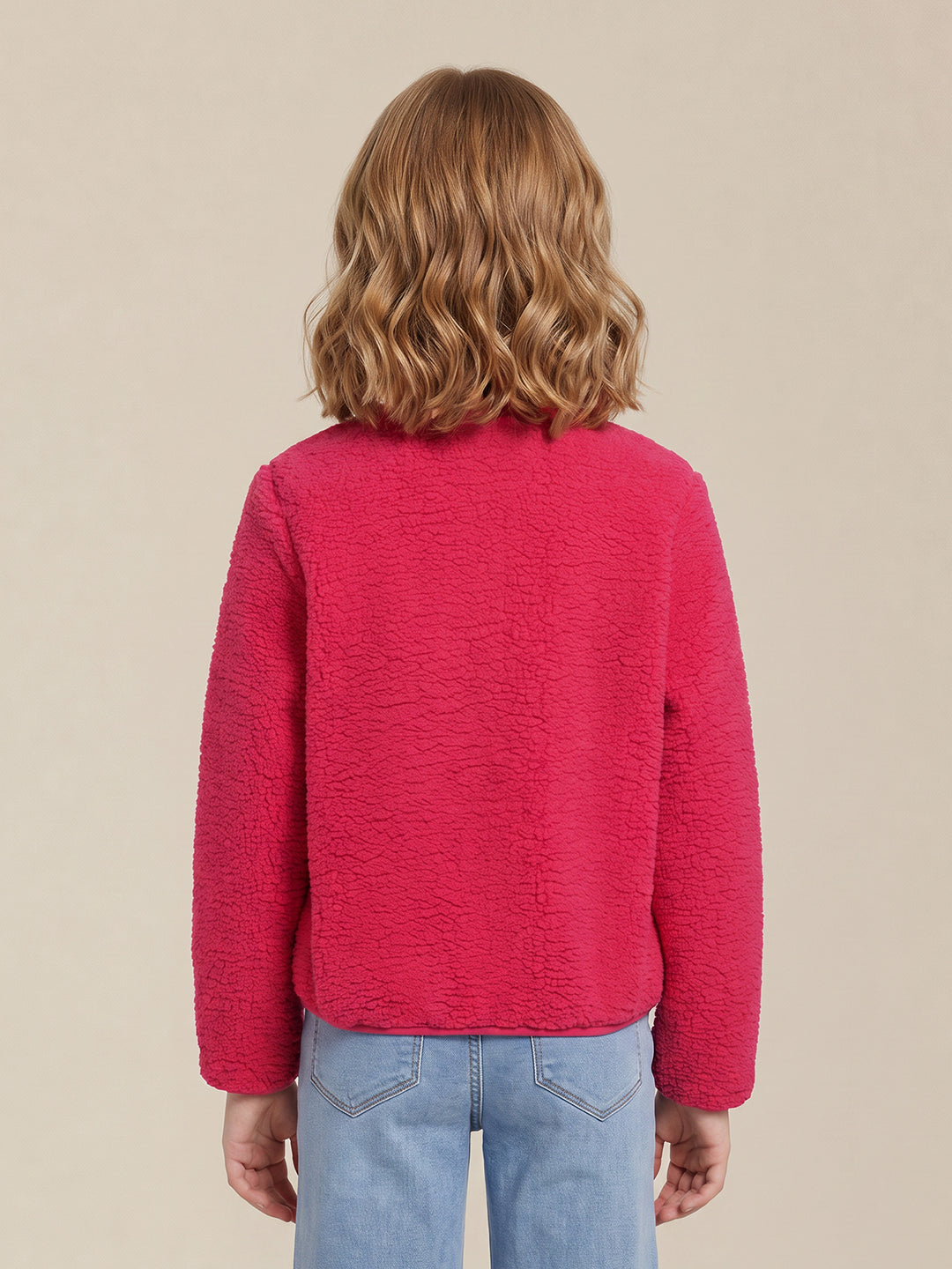 GIRLS Pink Fleece Jacket
