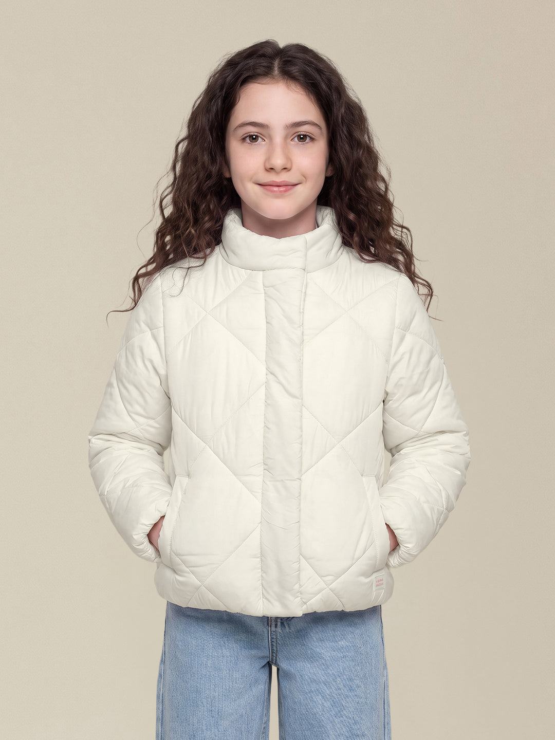 GIRLS High Neck Puffer Jacket