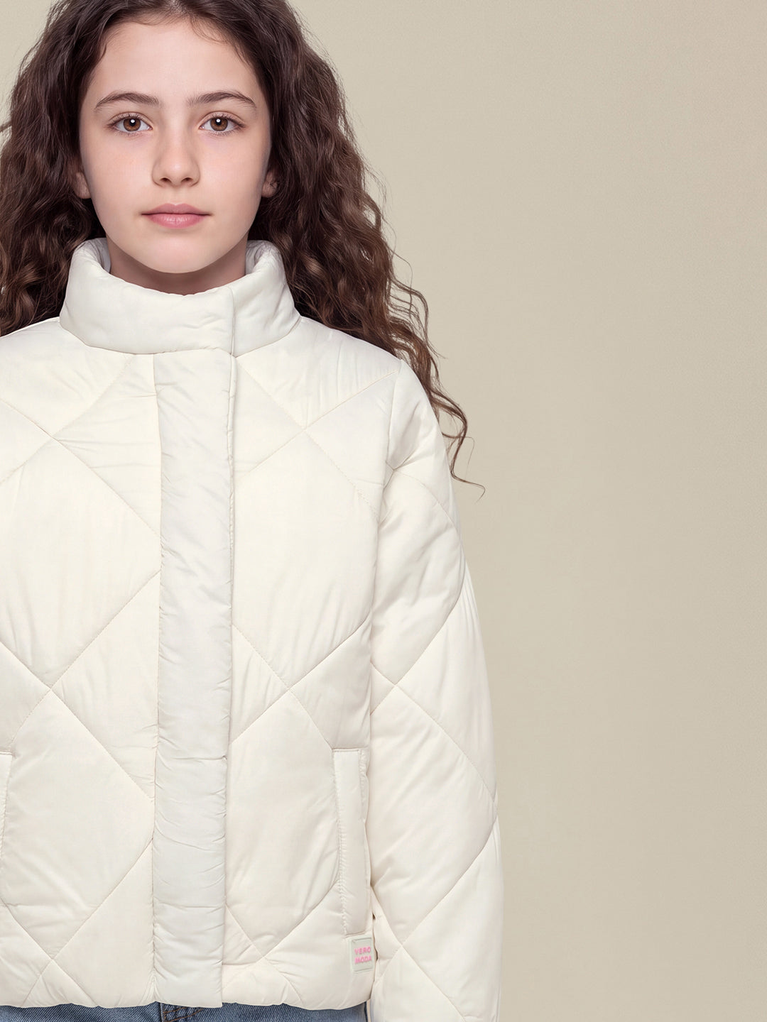 GIRLS High Neck Puffer Jacket