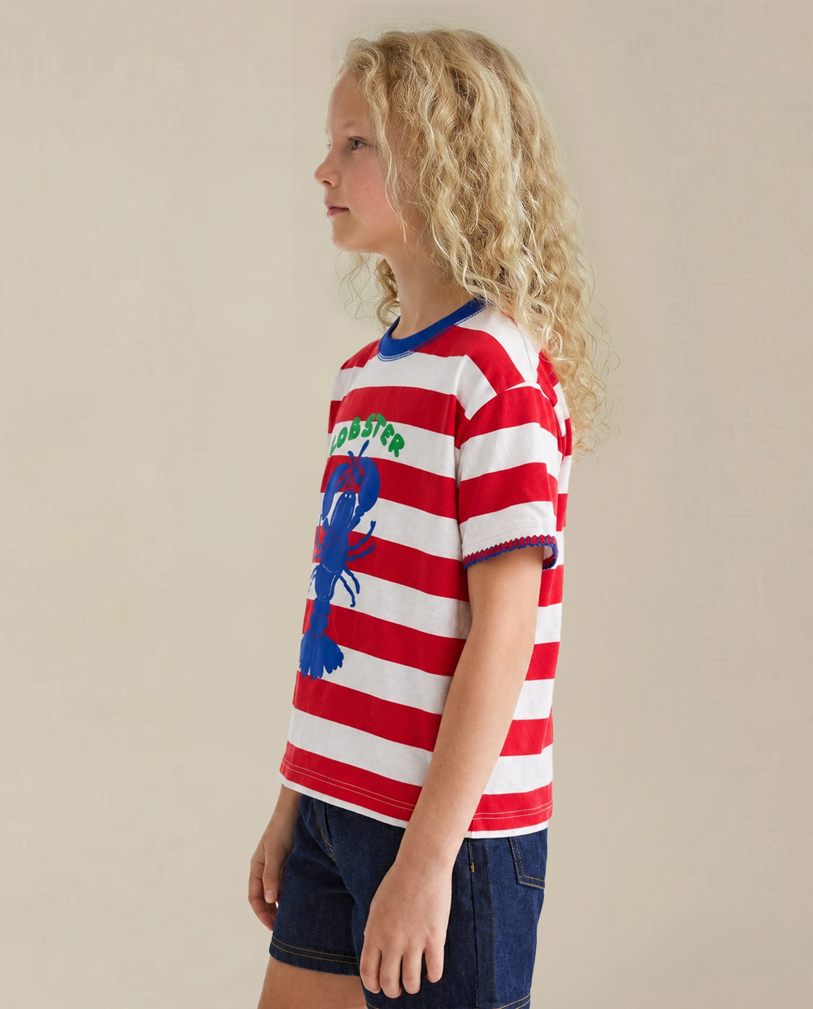 GIRLS Red Lobster Print T-shirt