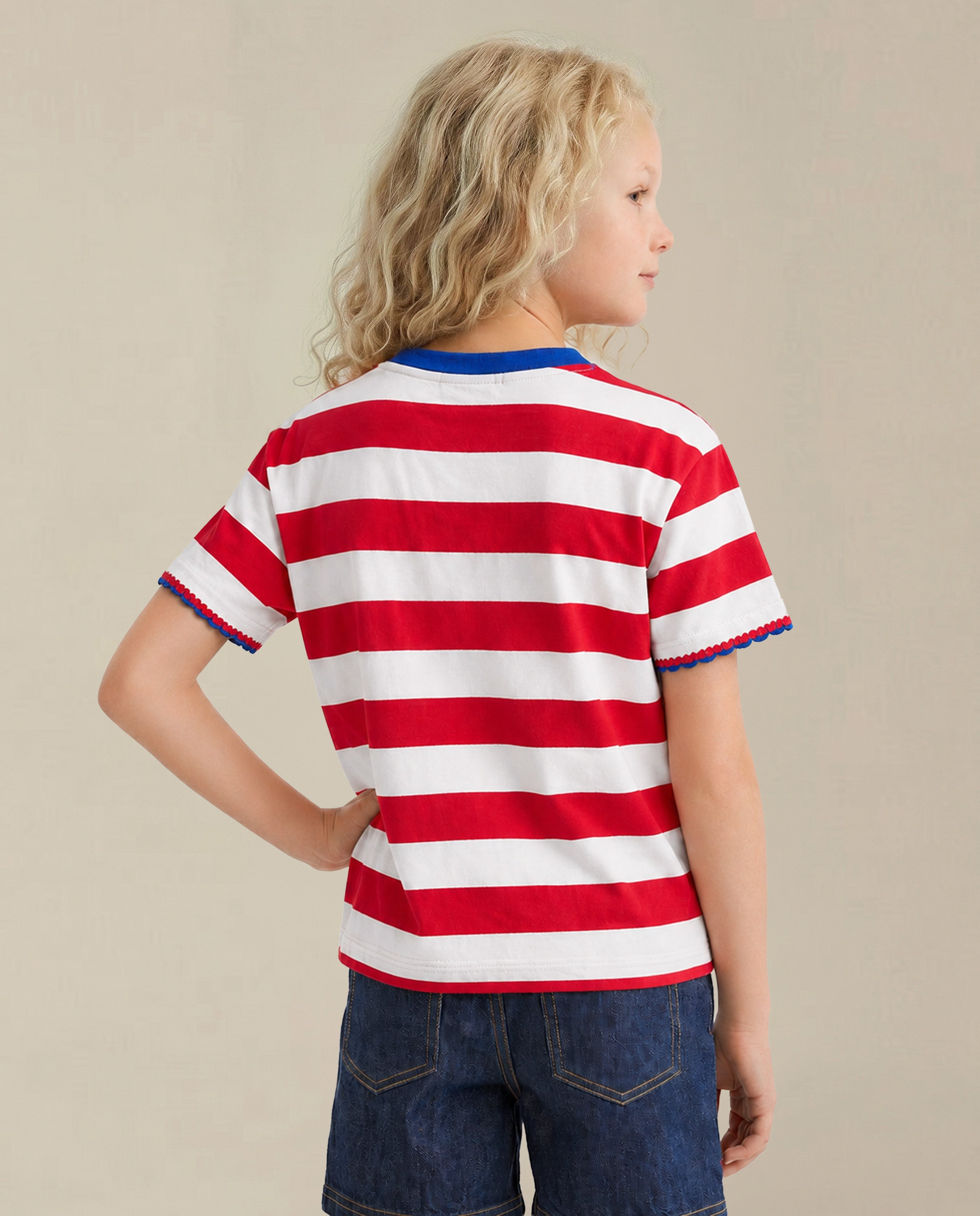 GIRLS Red Lobster Print T-shirt