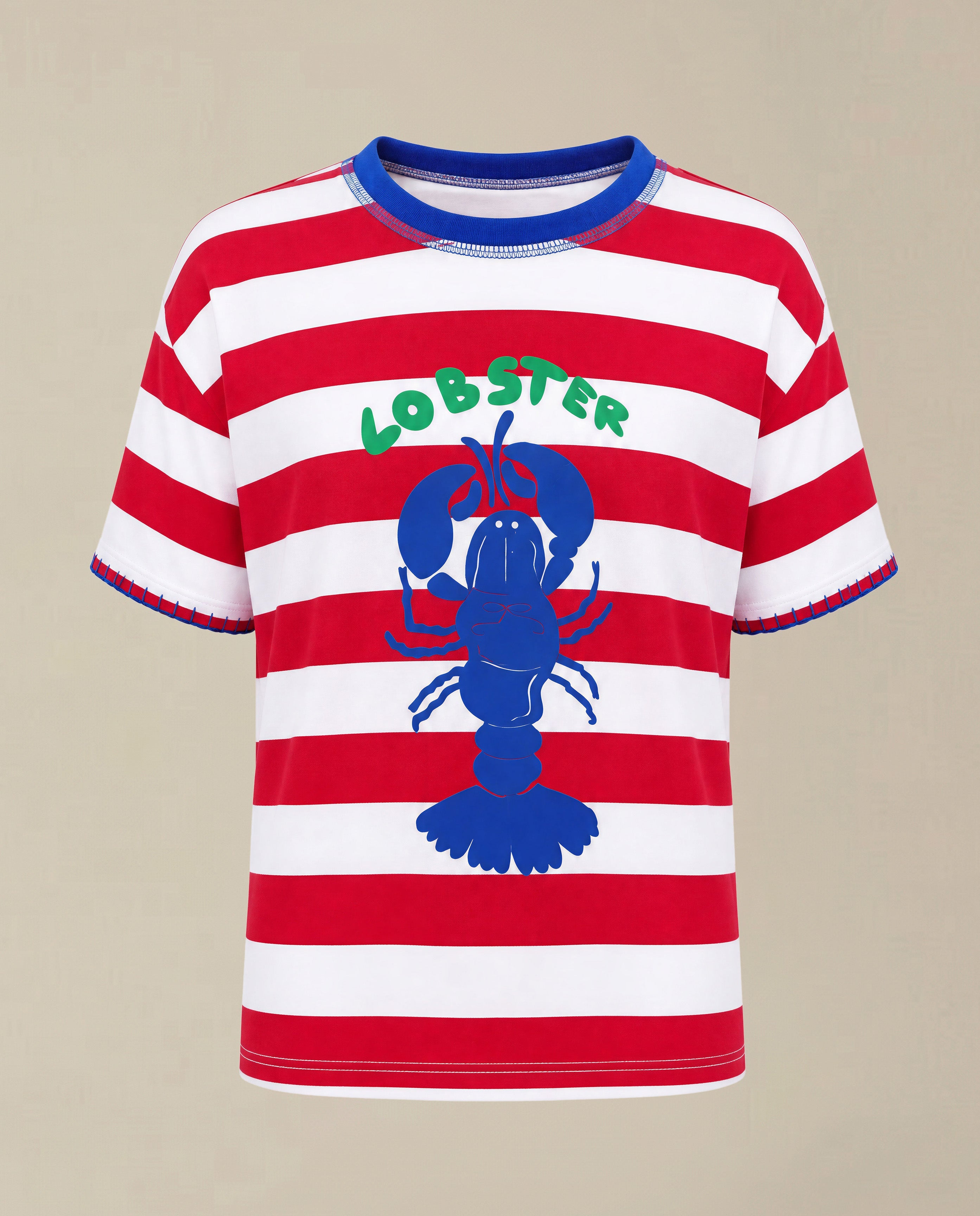 GIRLS Red Lobster Print T-shirt