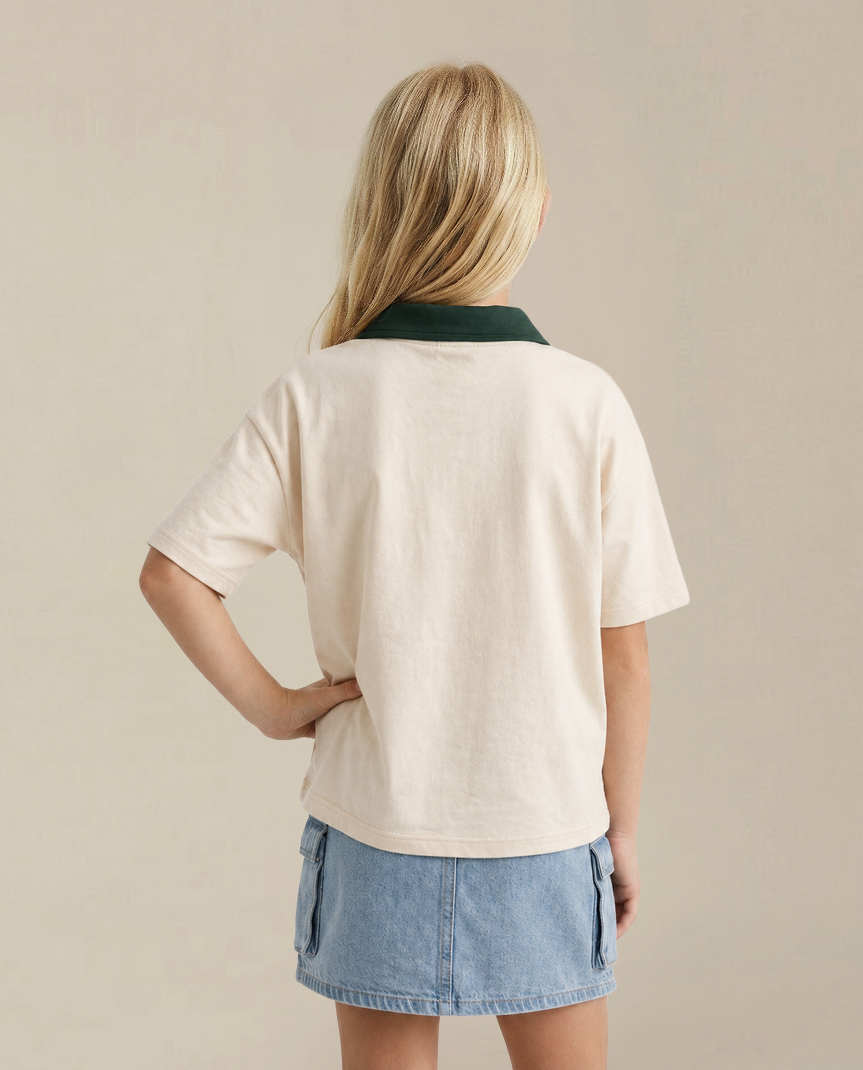 GIRLS Printed Cotton T-shirt