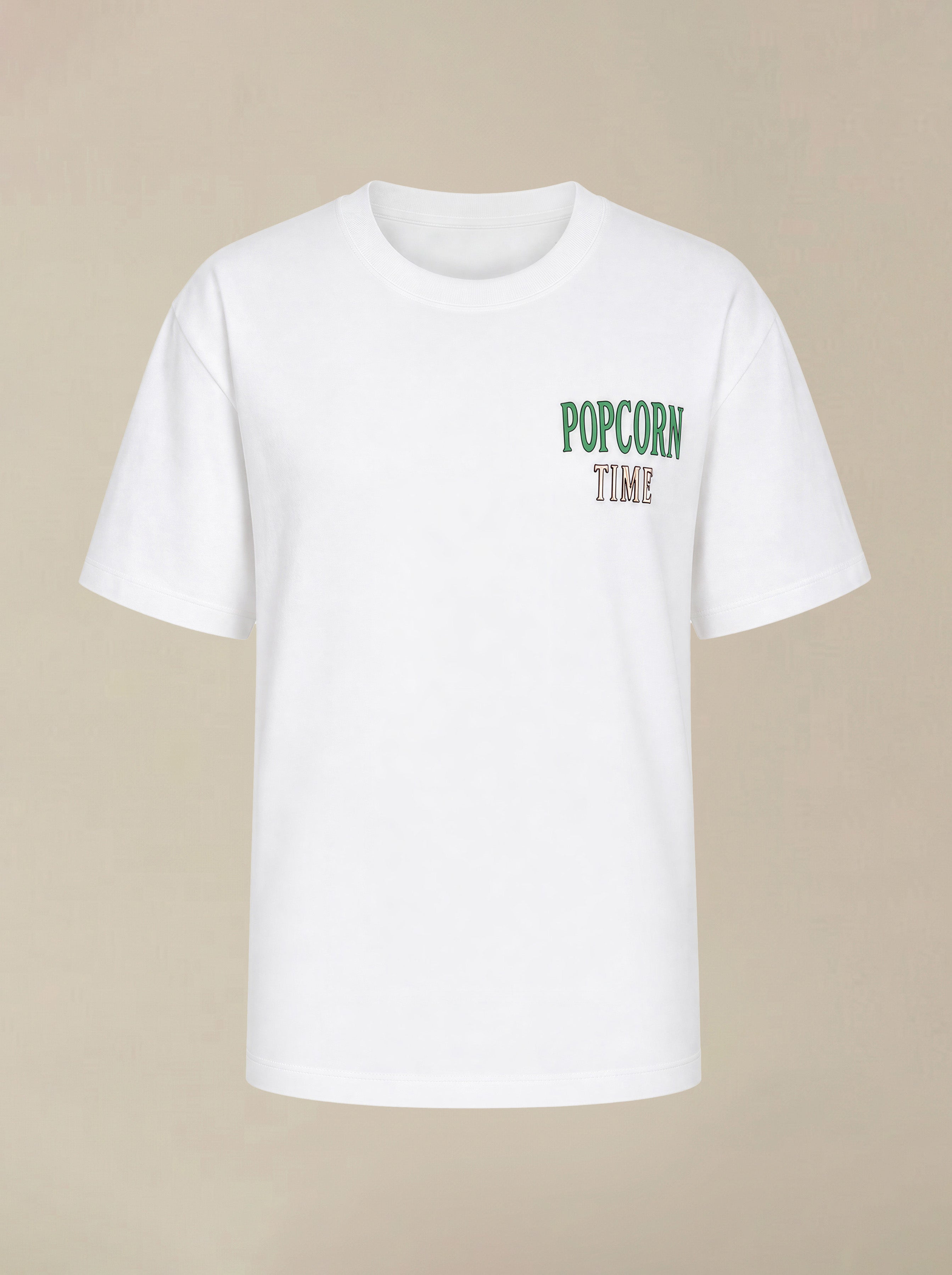 GIRLS White Printed T-shirt