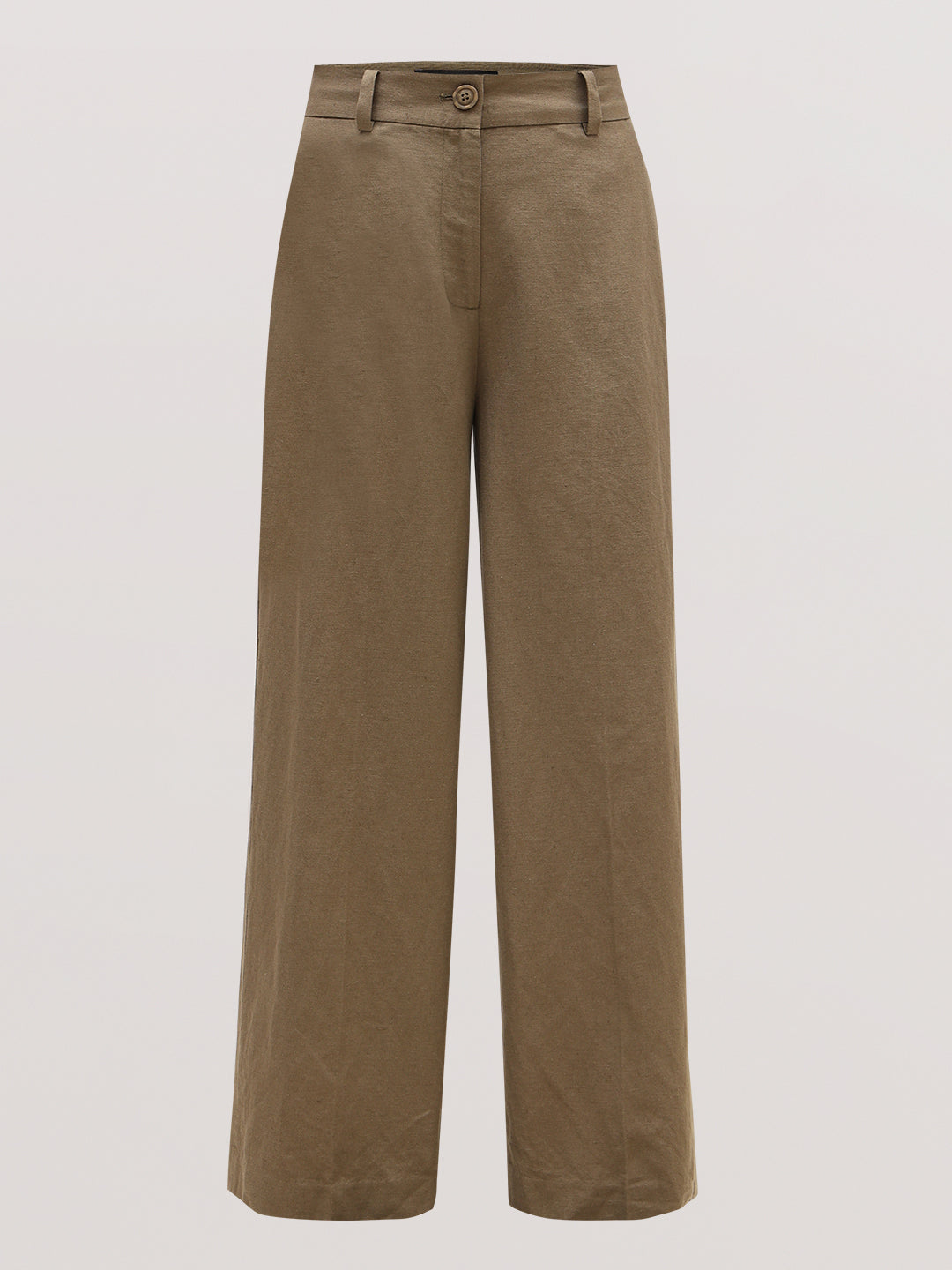 Olive High Rise Wide Leg Pants