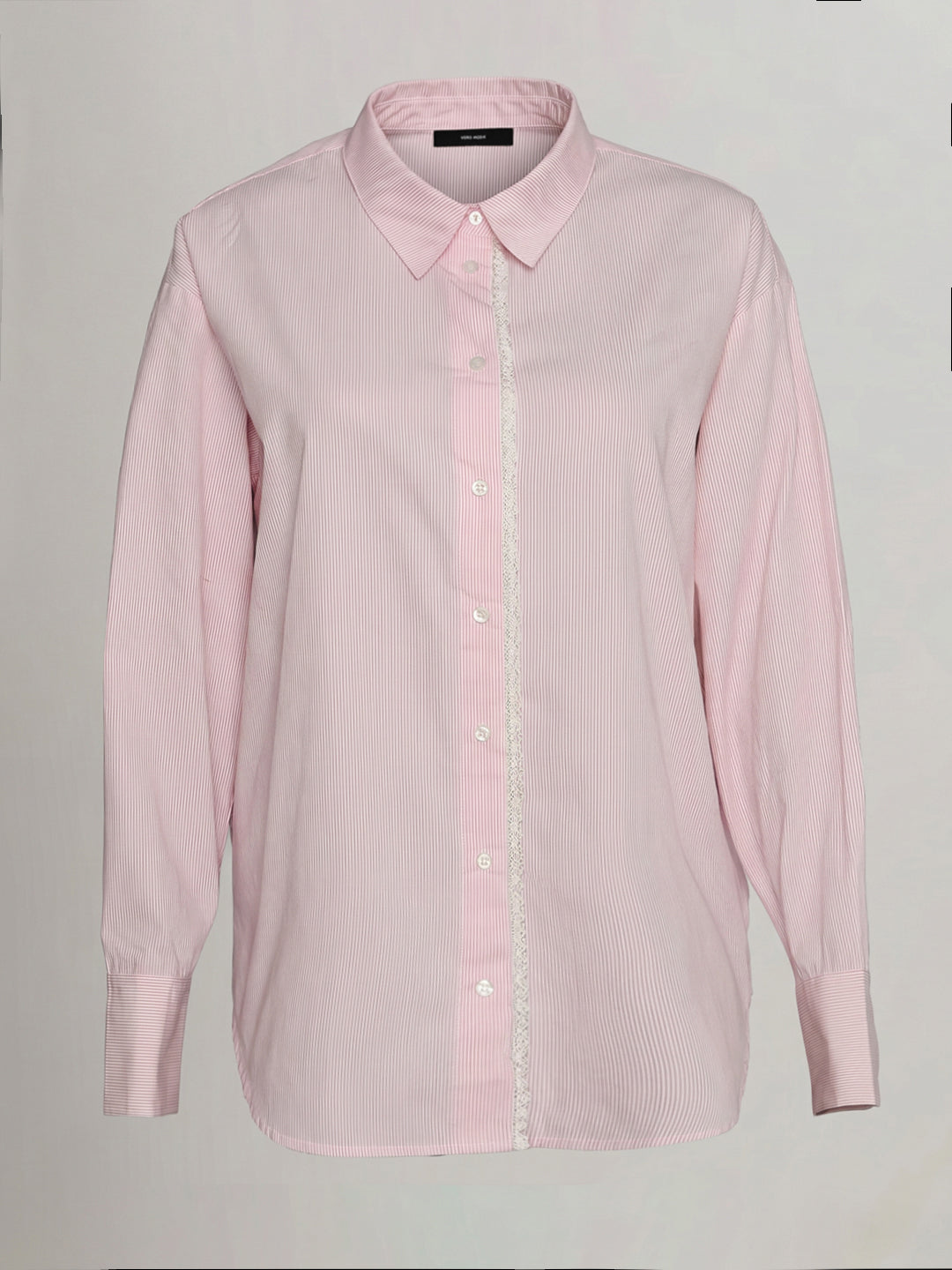 Pink Striped Cotton Shirt