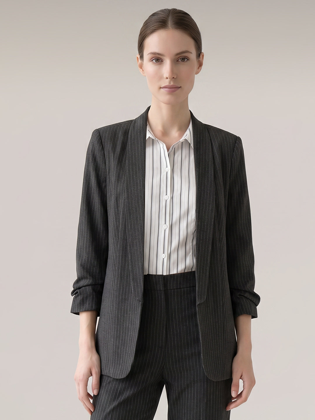 Grey Tailored Blazers
