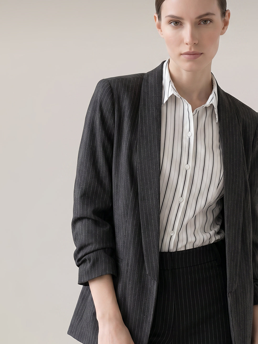 Grey Tailored Blazers