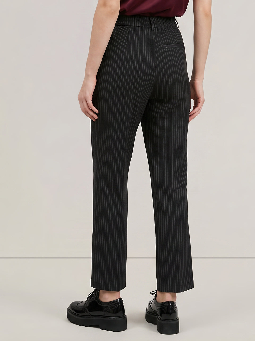 Grey pinstripe tailored Pants