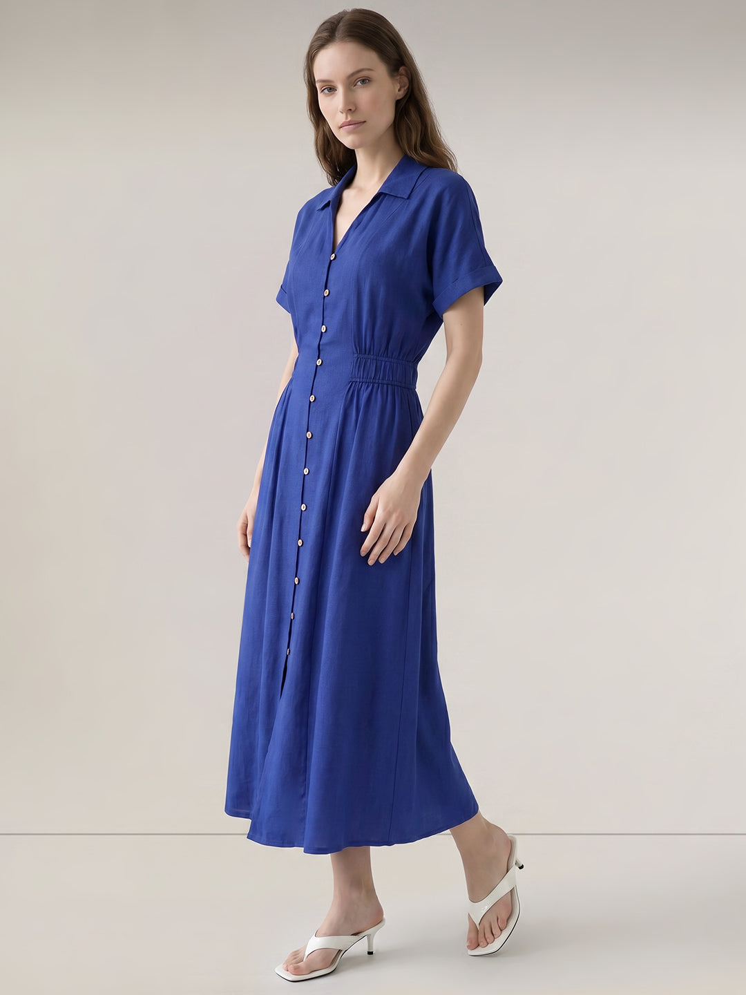 Dark Blue Midaxi Dress