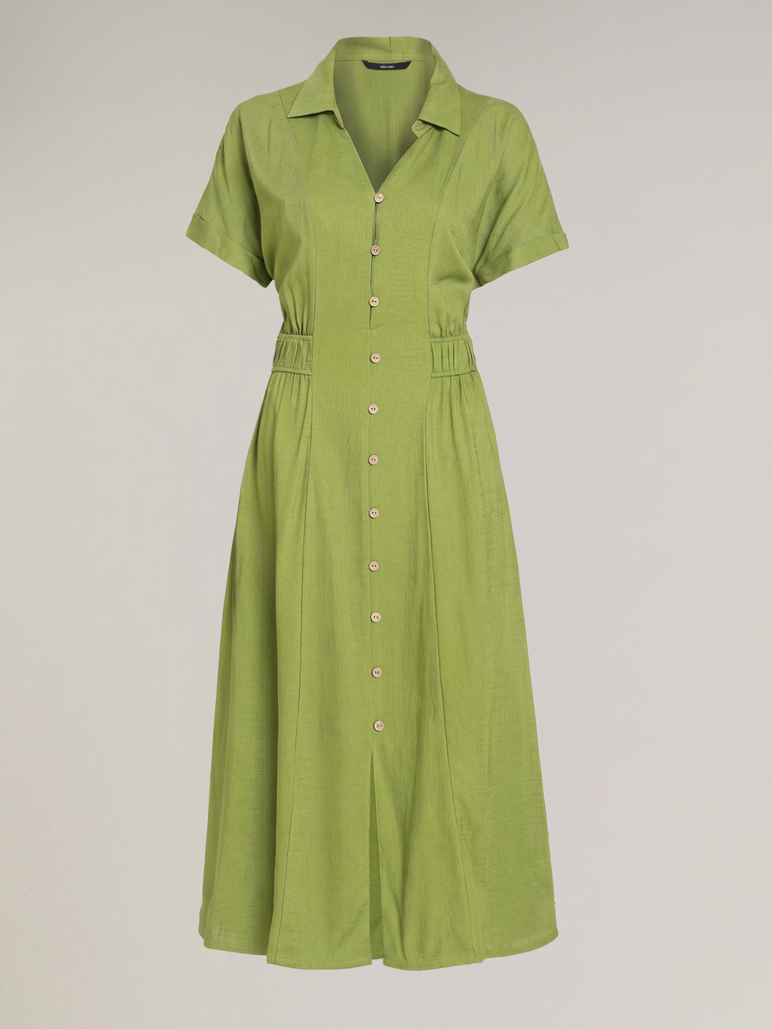 Green Shirt Dress