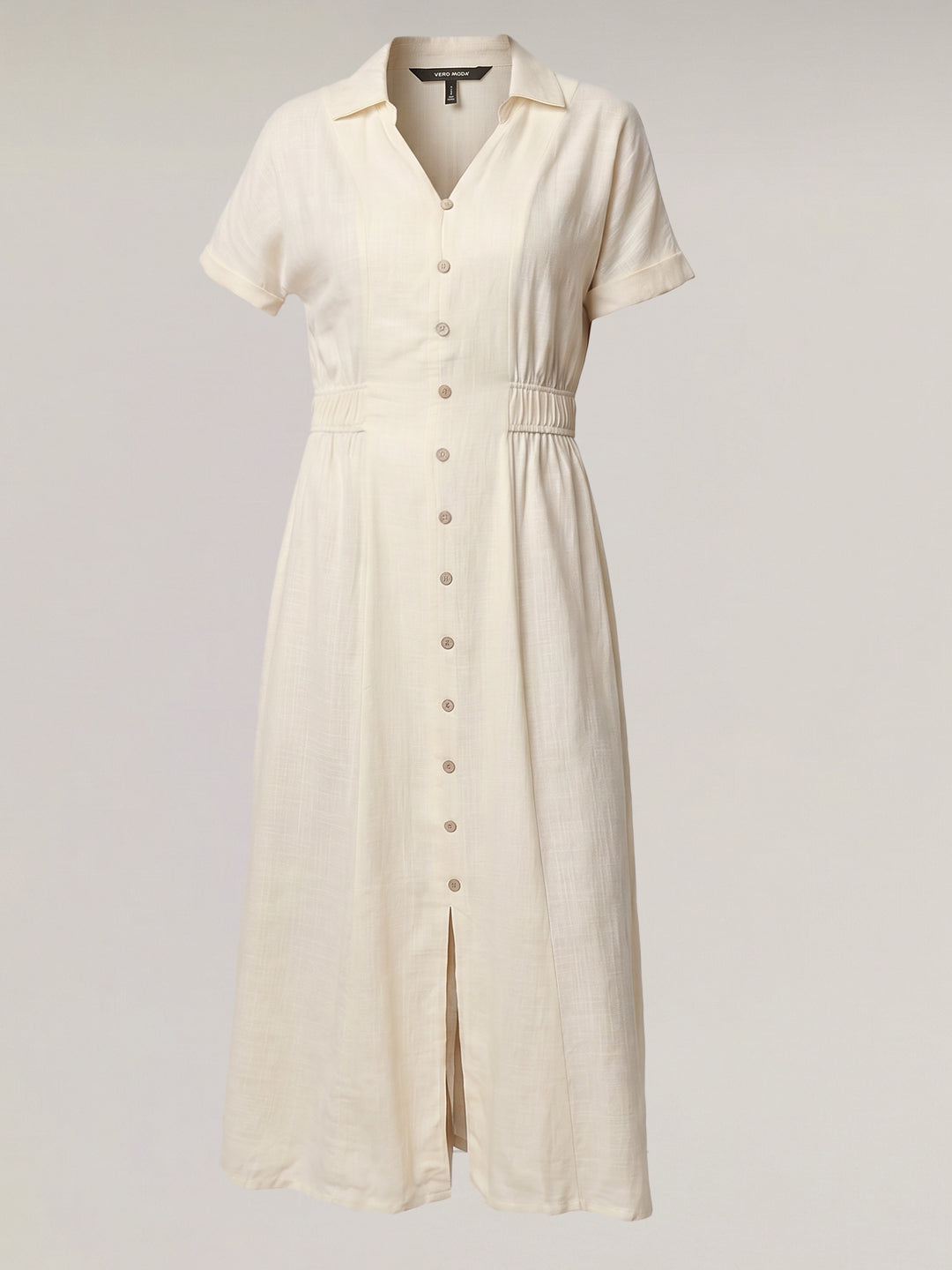 Ecru Shirt Dress