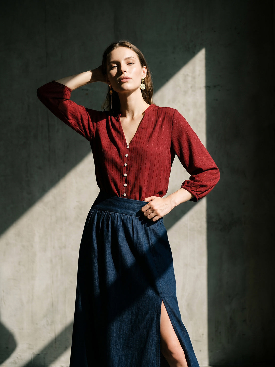 Burgundy Top