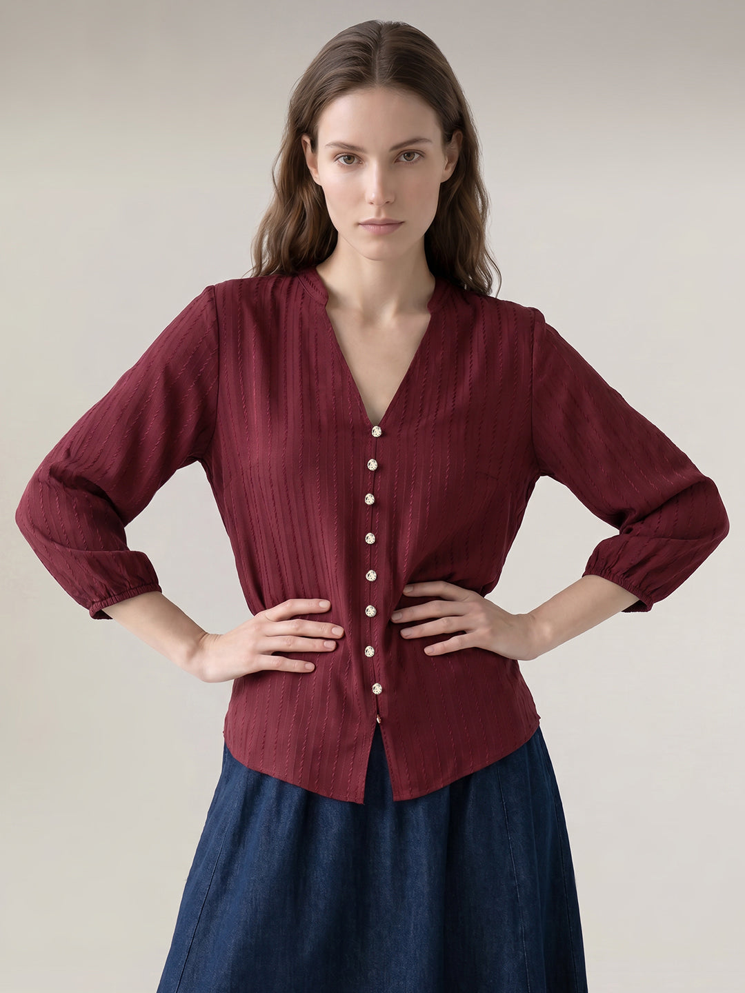 Burgundy Top