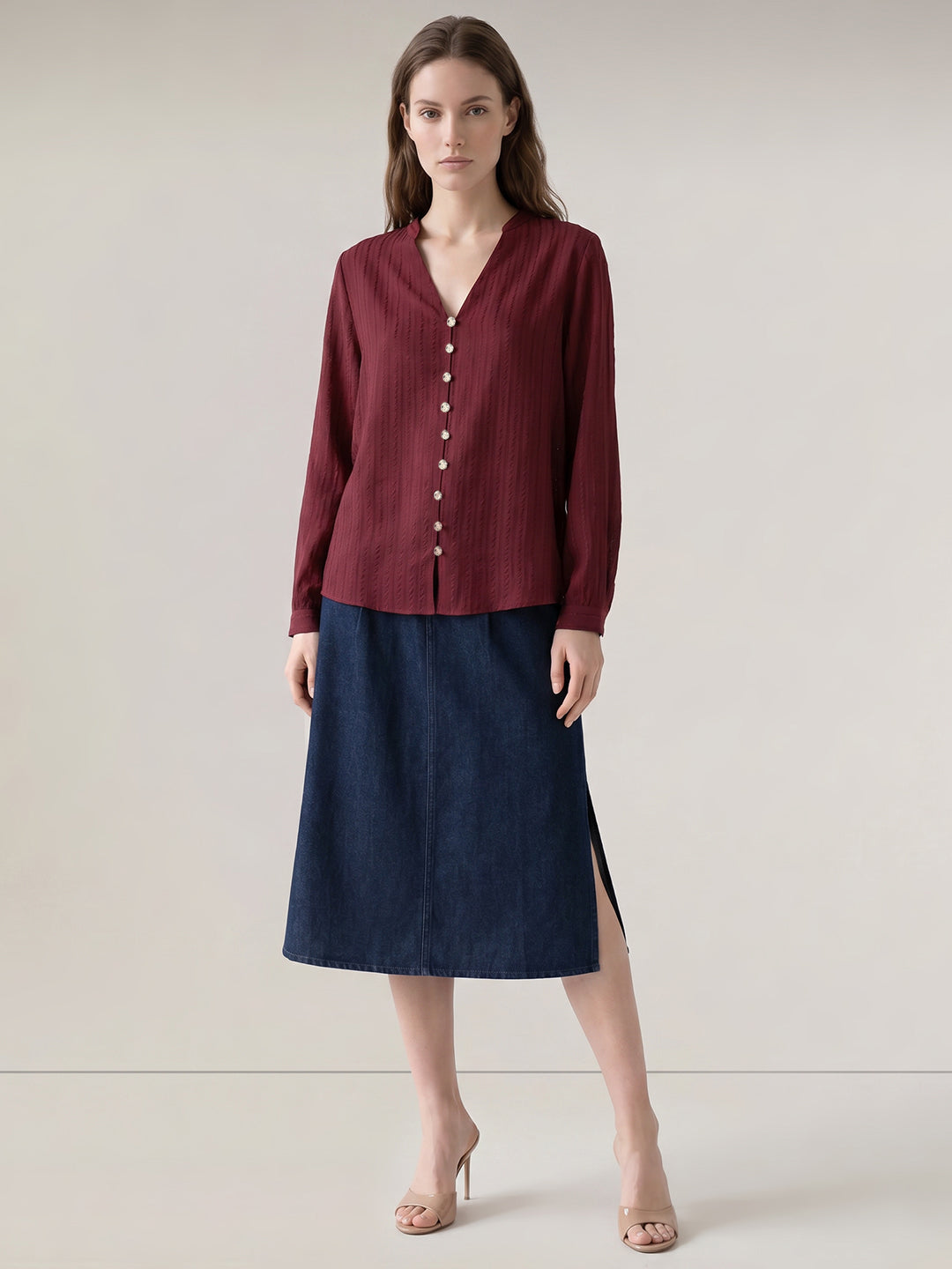 Burgundy Top