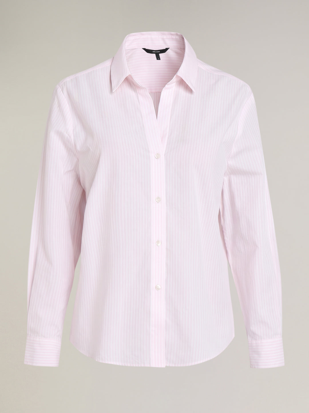 Light Pink Striped Cotton Shirt