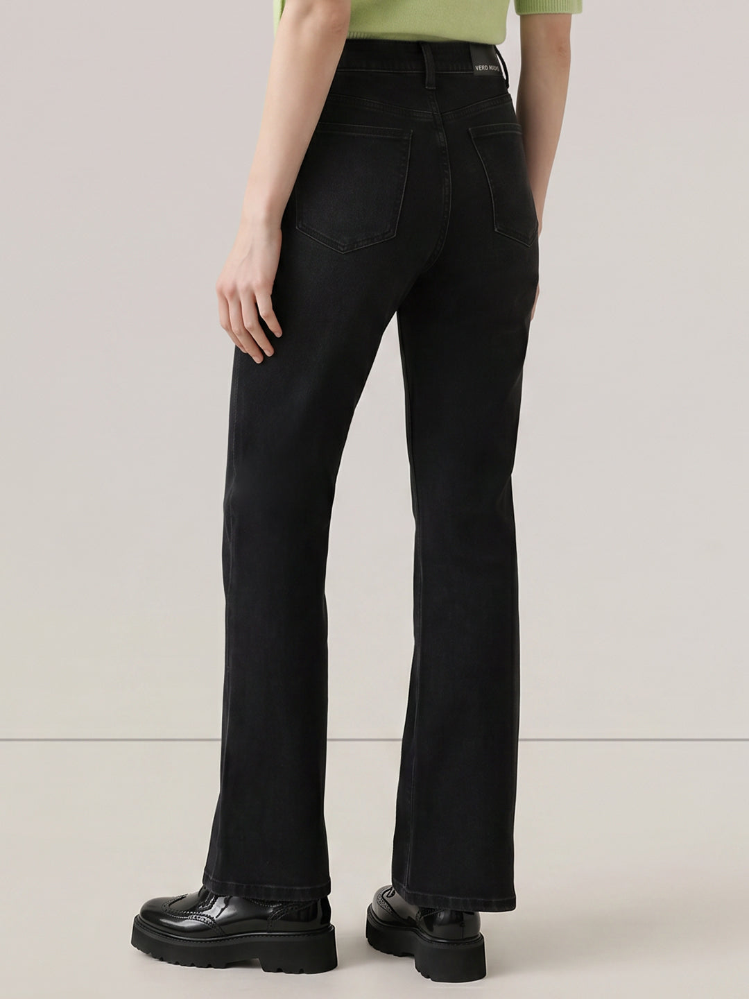 Black Flared Jeans