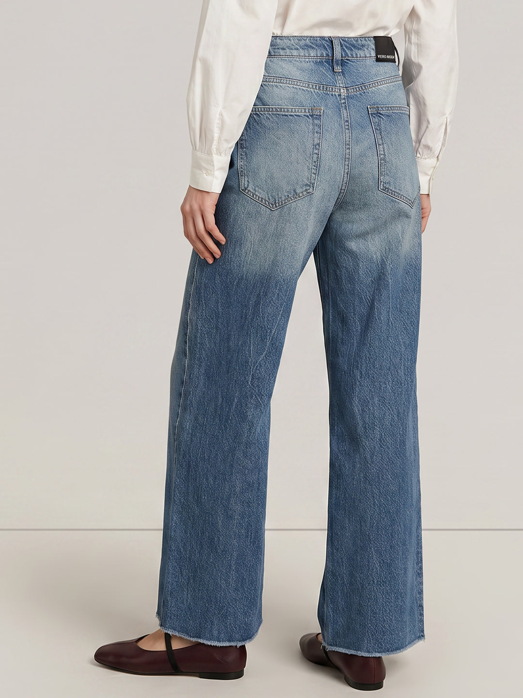 Light Blue Wide Leg Jeans