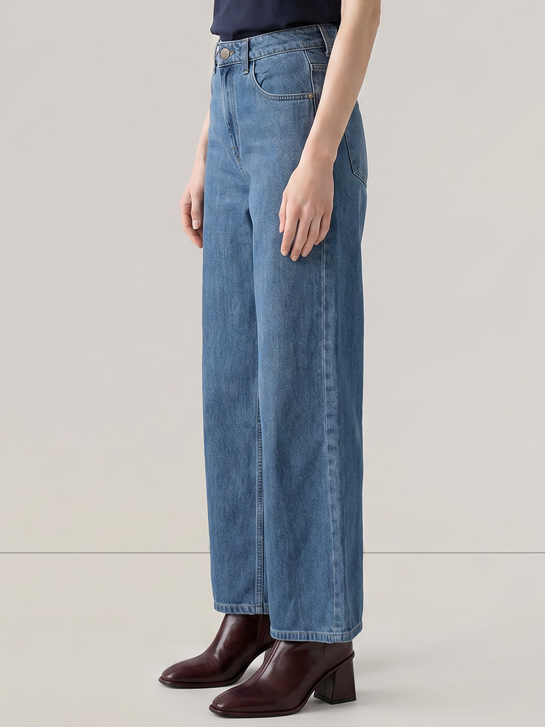 Blue Straight Fit Jeans