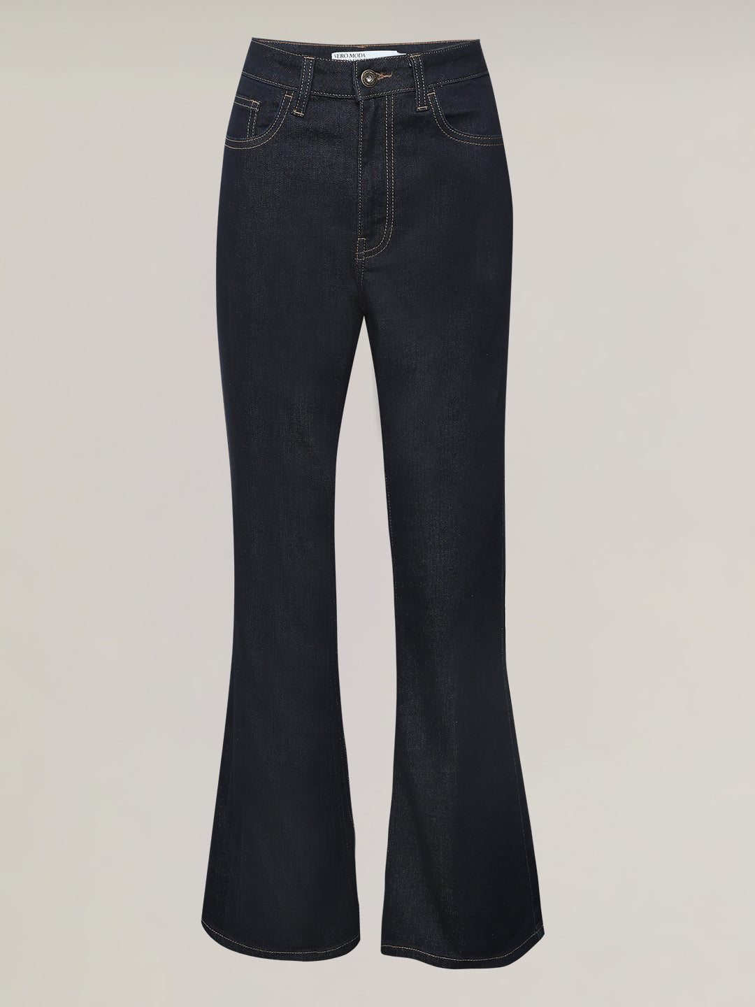 Blue Mid Rise Bootcut Jeans