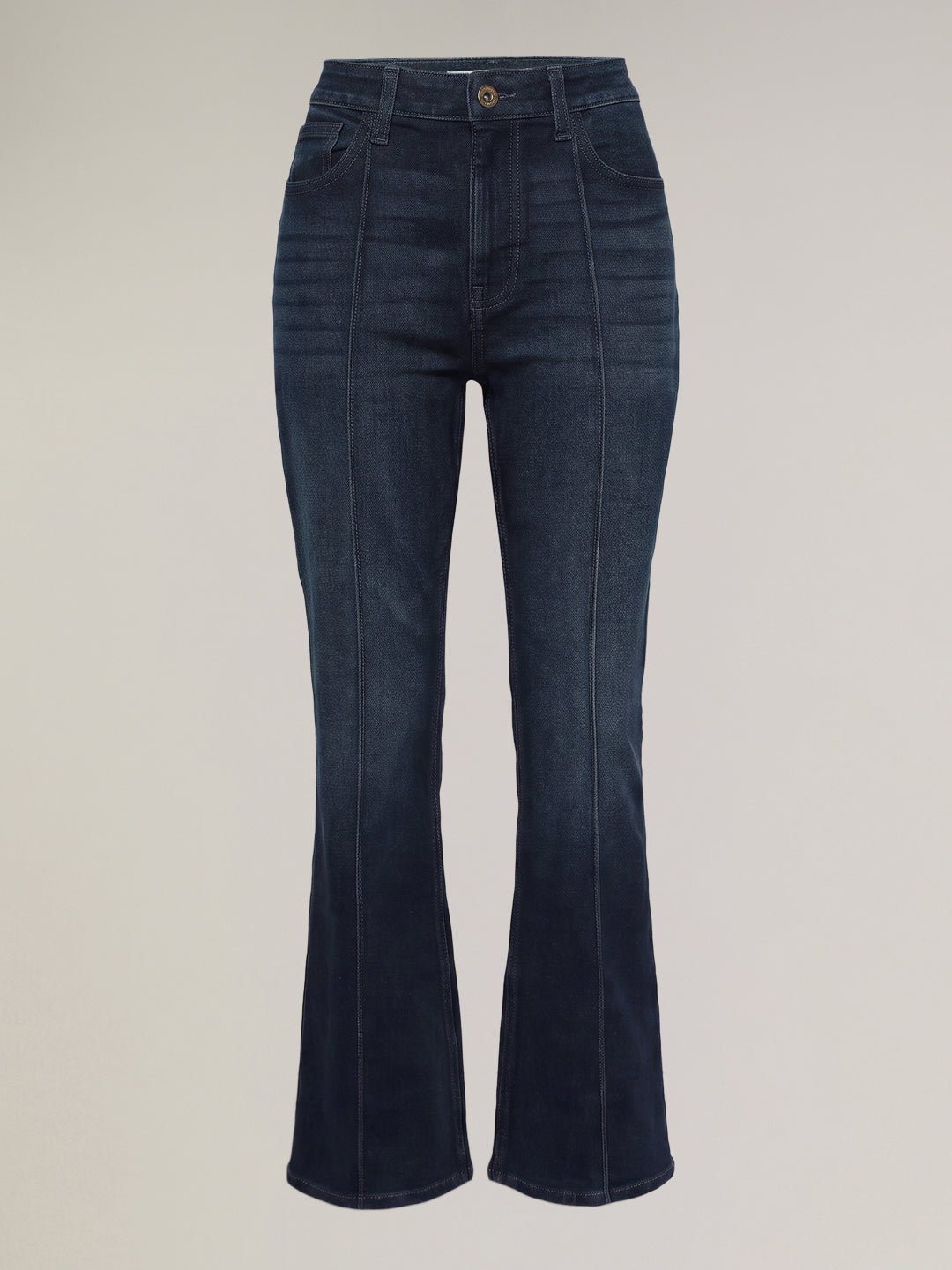 Dark Blue Bootcut Jeans