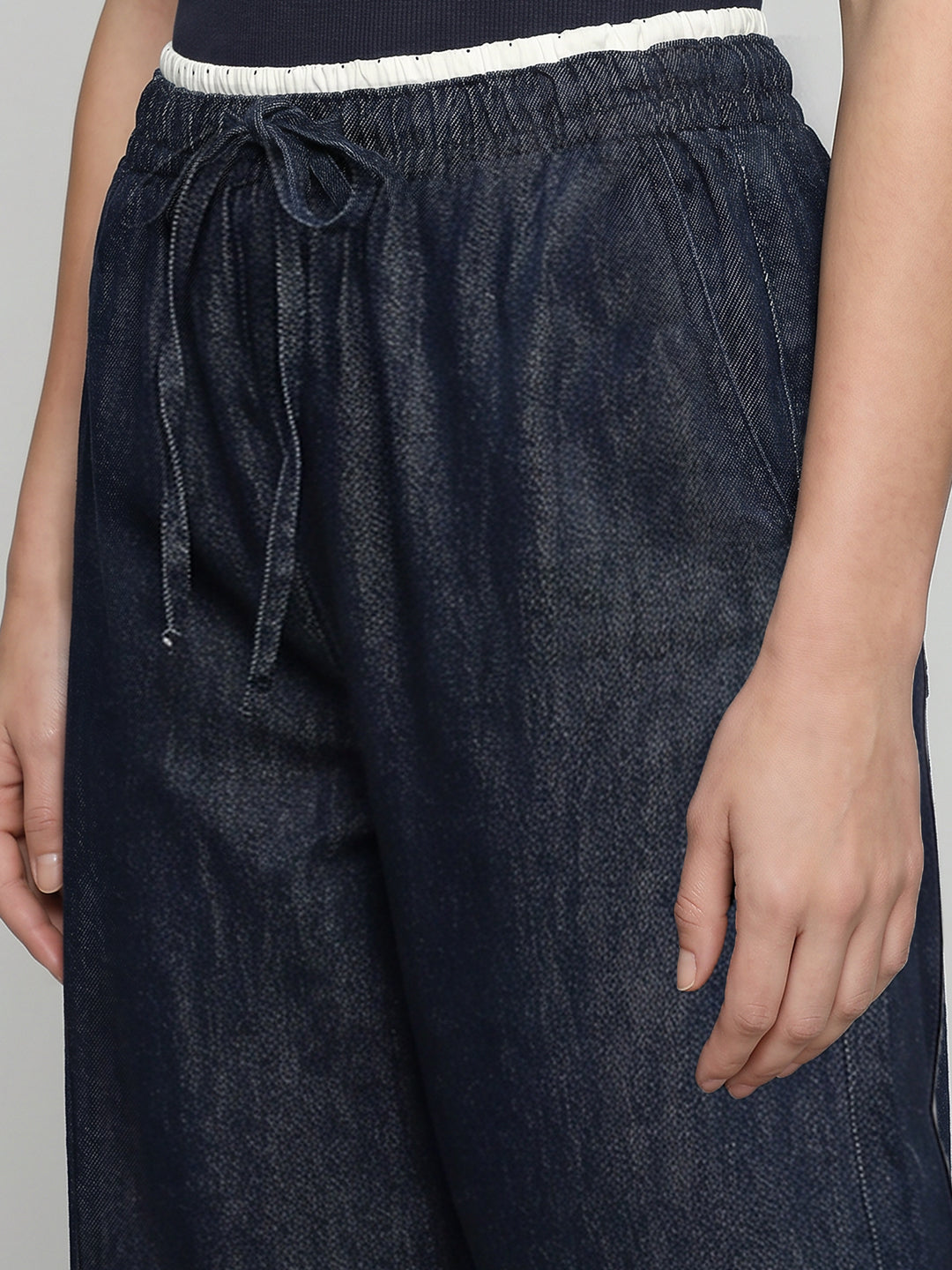 Dark Blue Denim Pants