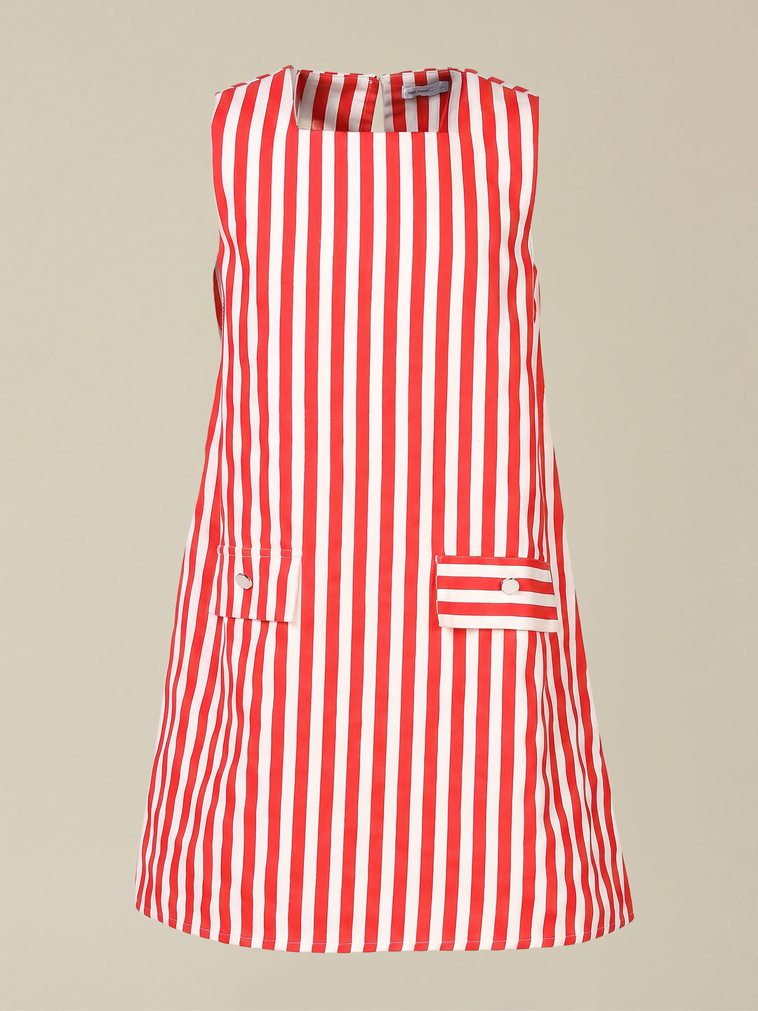 GIRLS Red Striped Dress