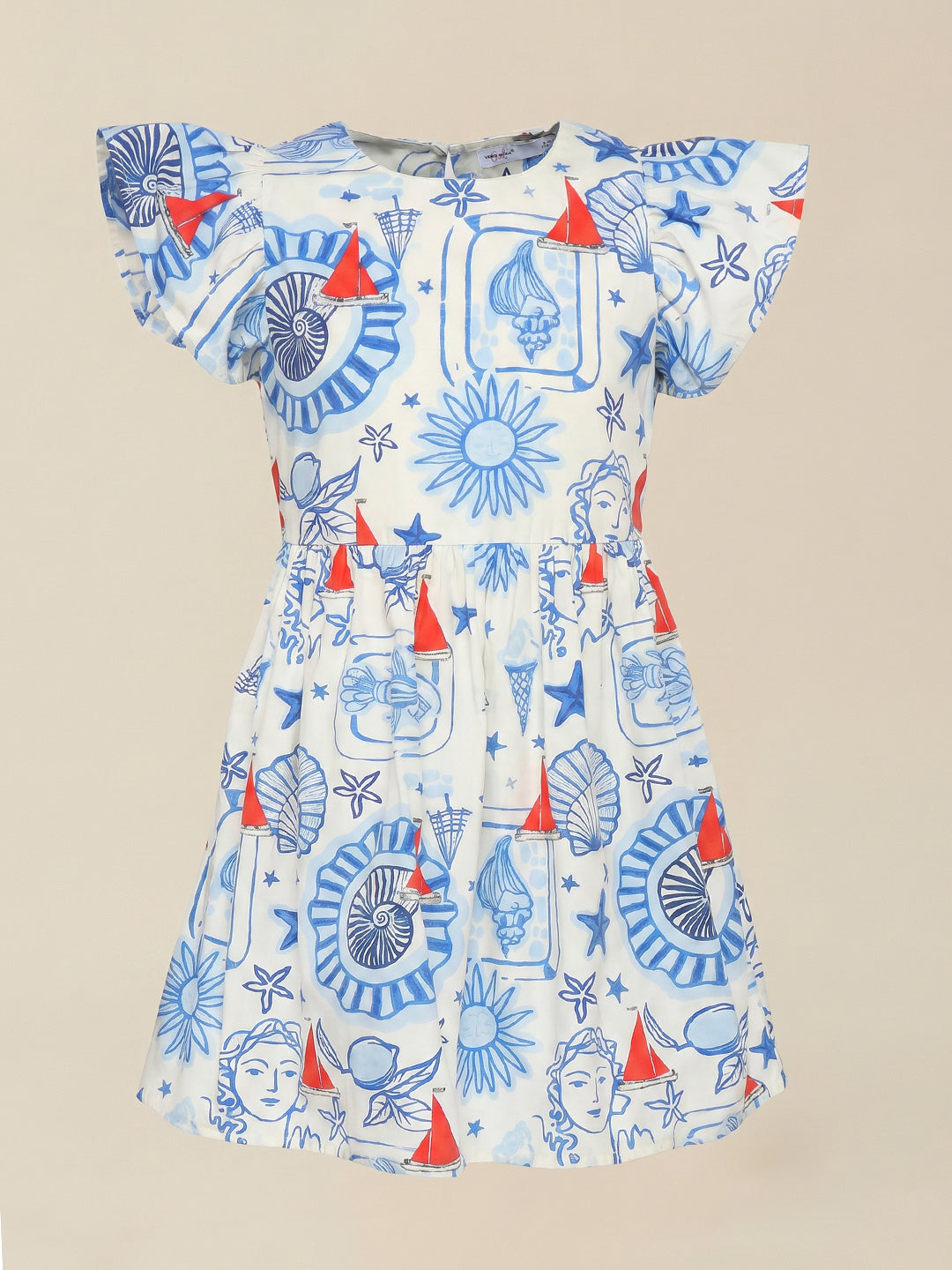 GIRLS White Floral Dress
