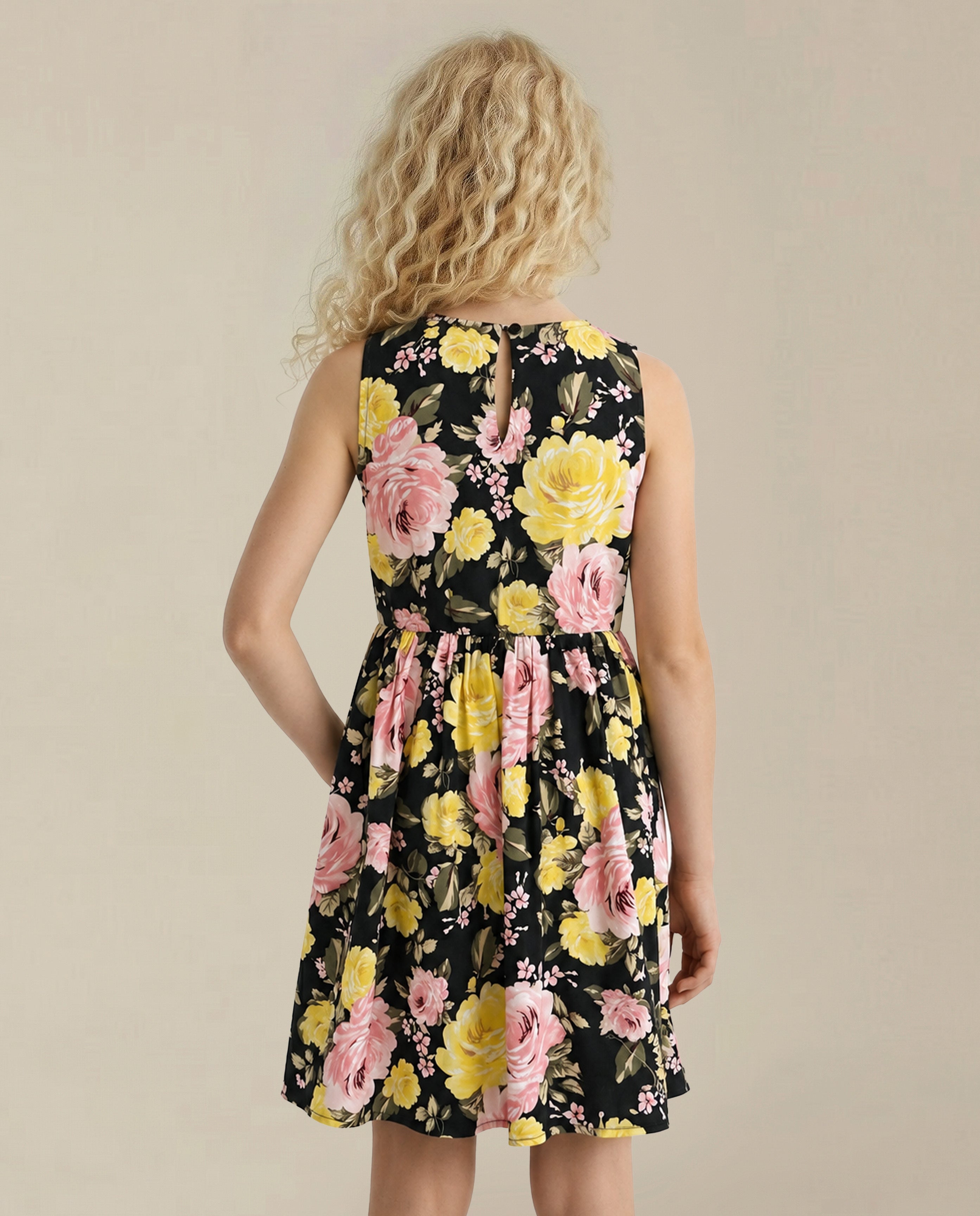 GIRLS Floral Cotton Dress