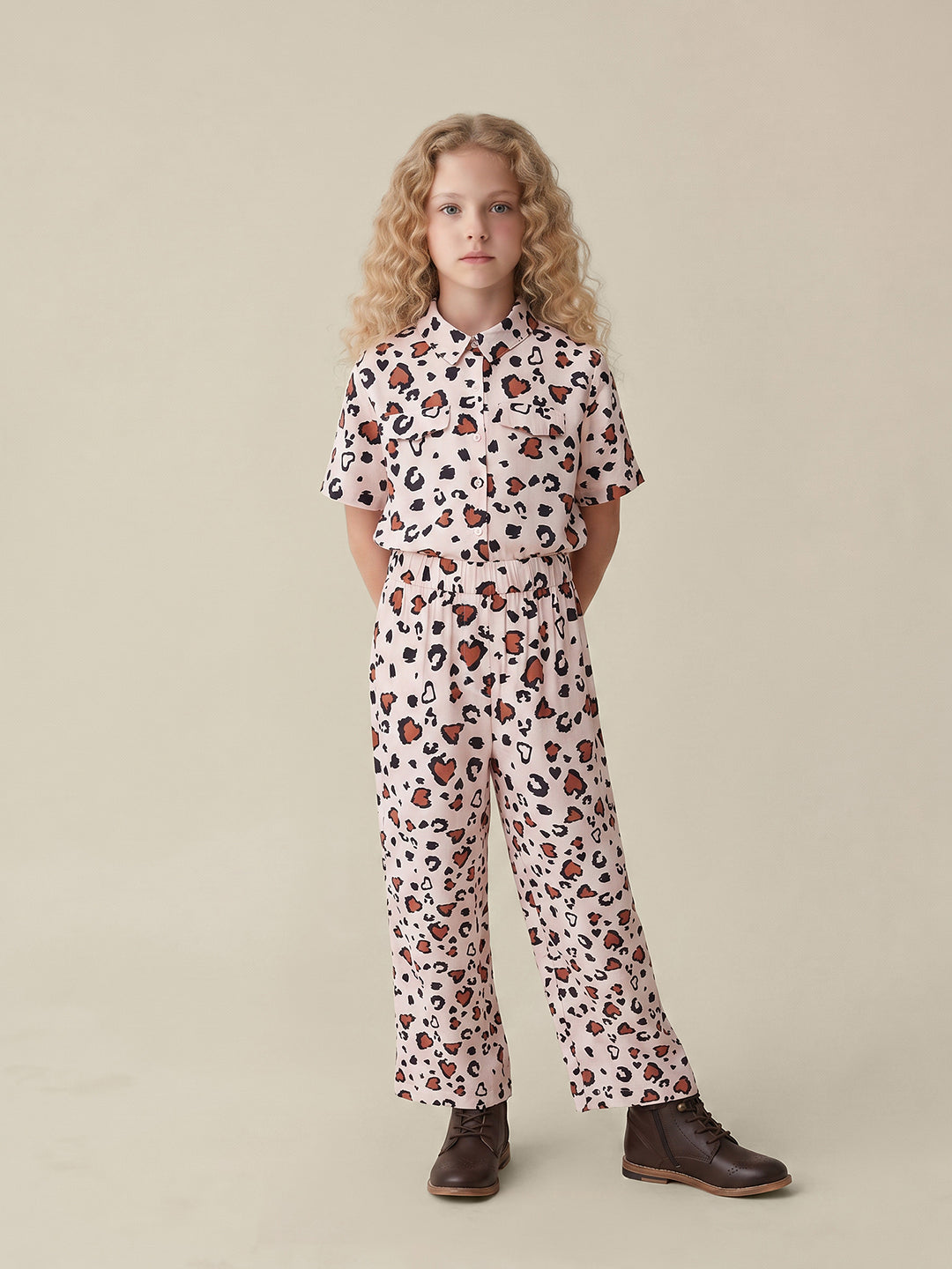 GIRLS Animal Printed Pants