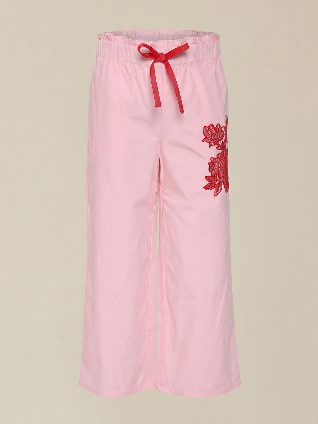 GIRLS Pink Printed Pants