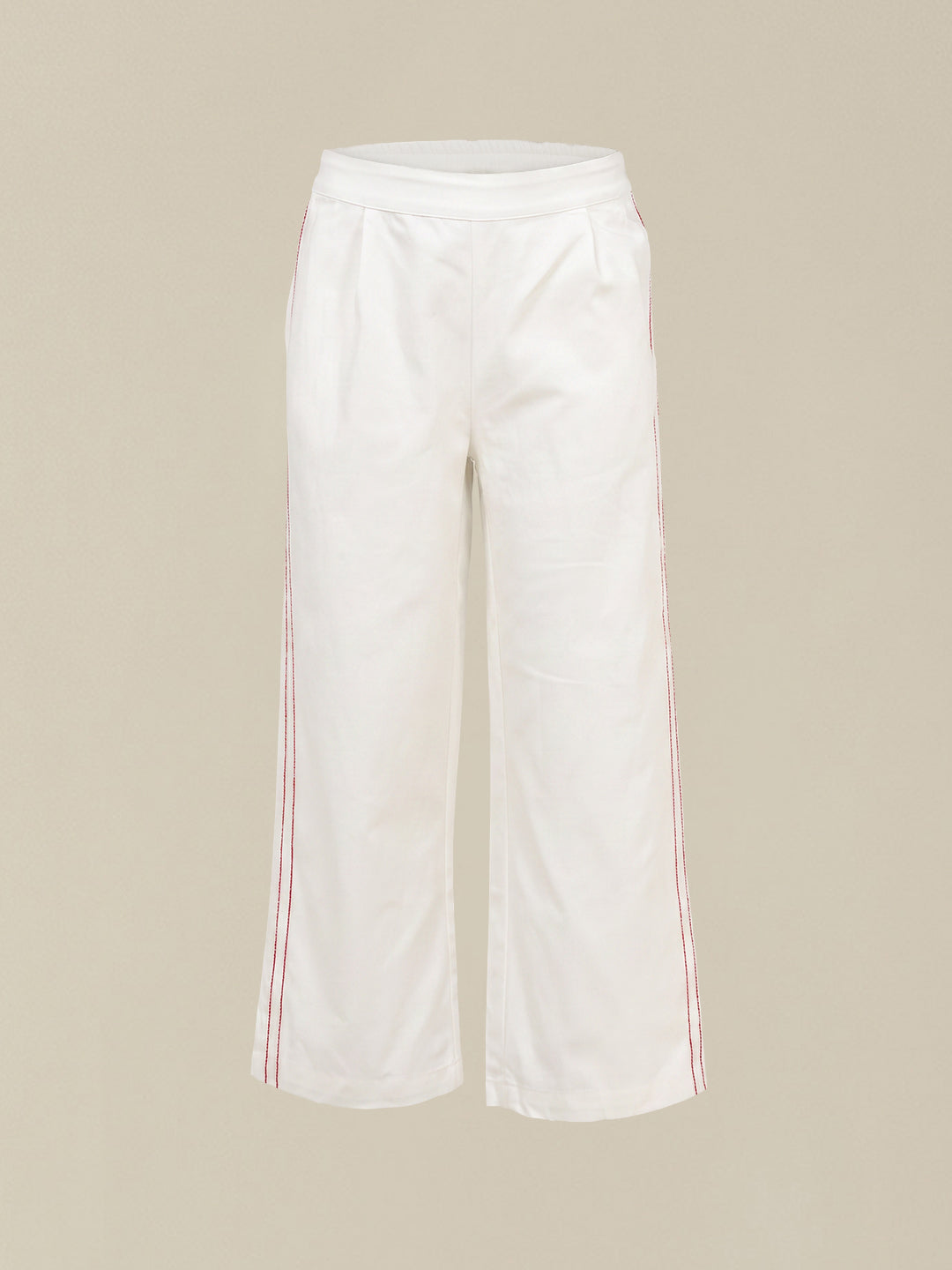 GIRLS White Mid Rise Pants