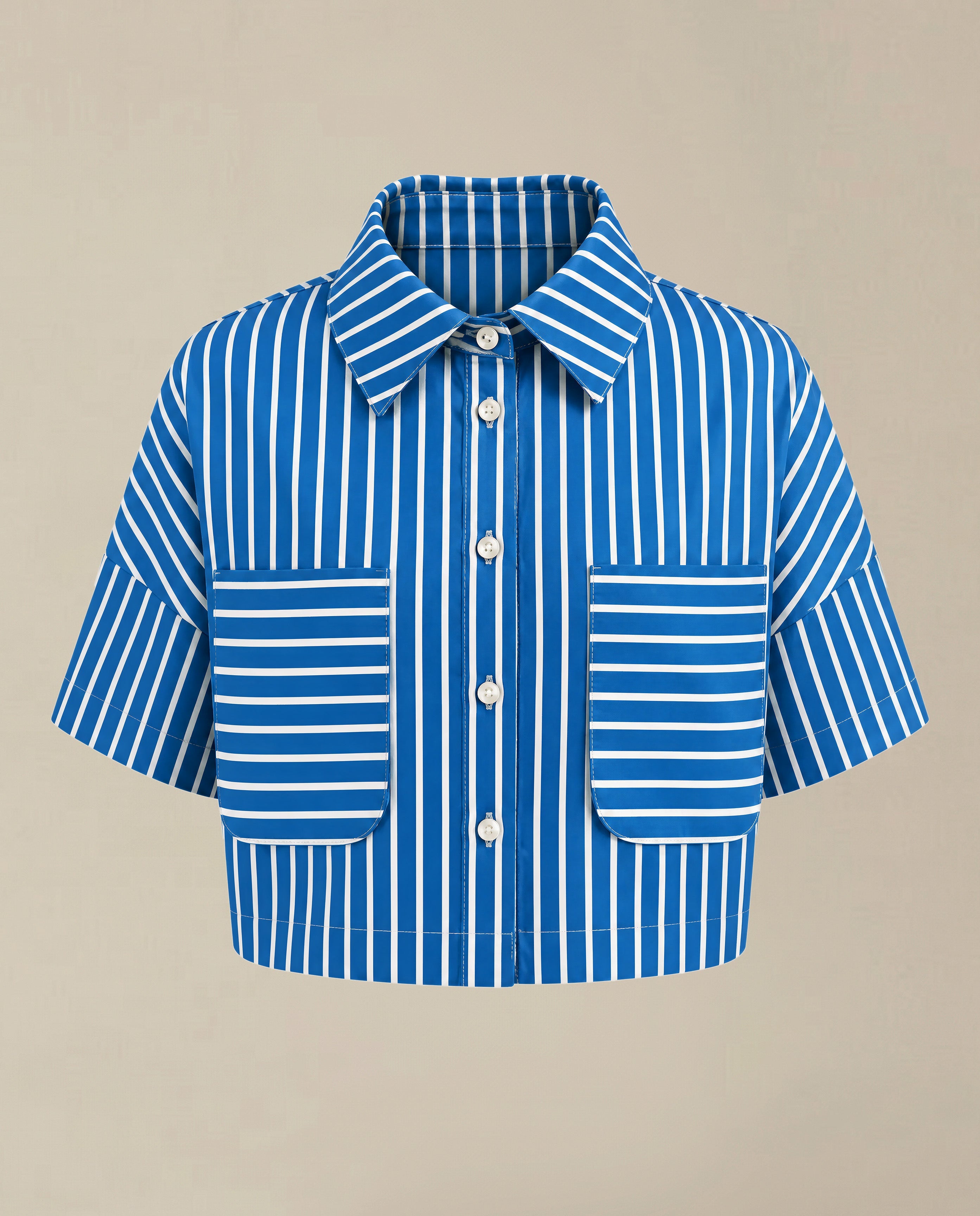 GIRLS Blue Striped Shirt
