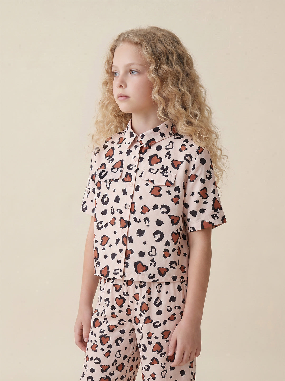 GIRLS Animal Print Shirt