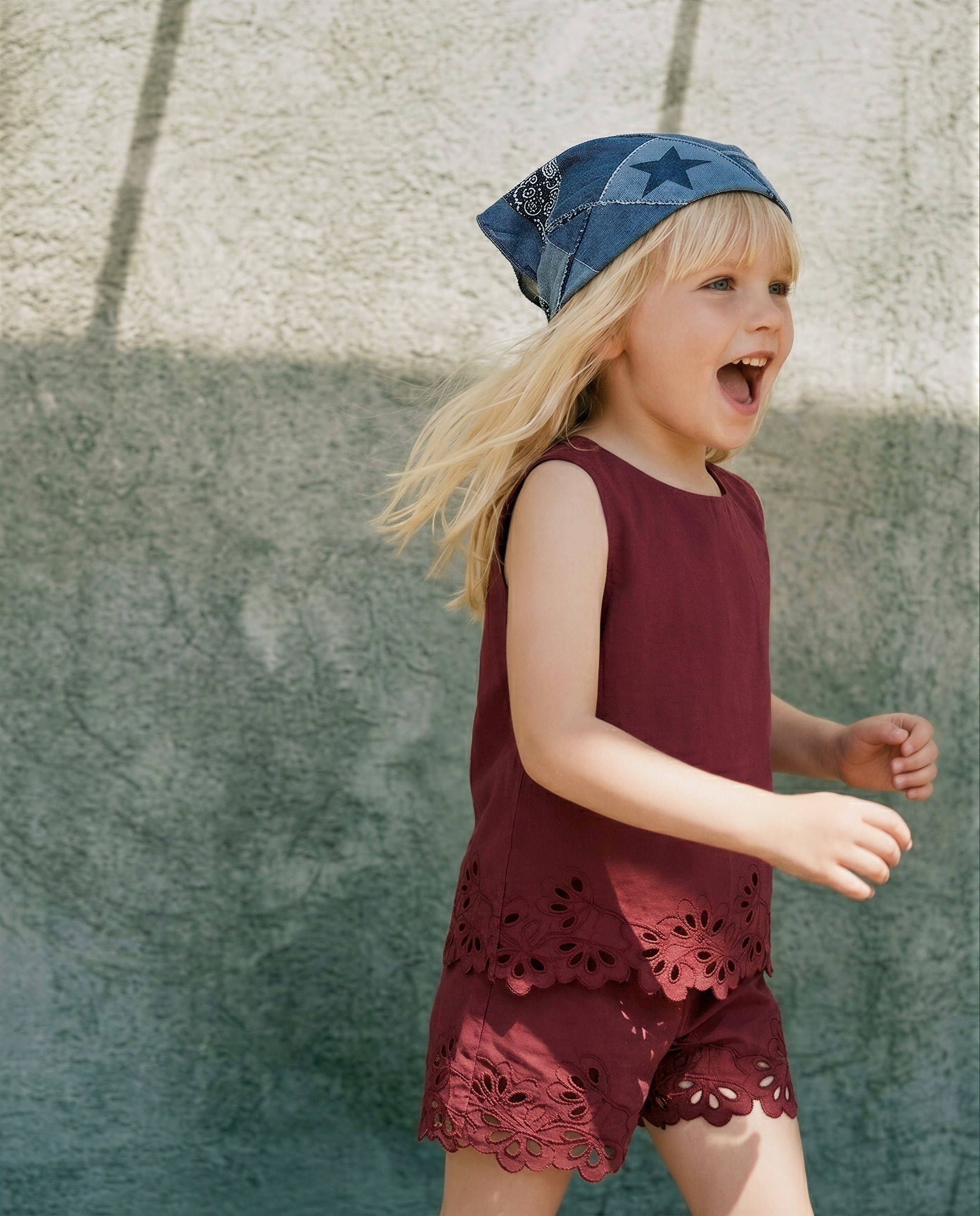 GIRLS Cotton Lace Top