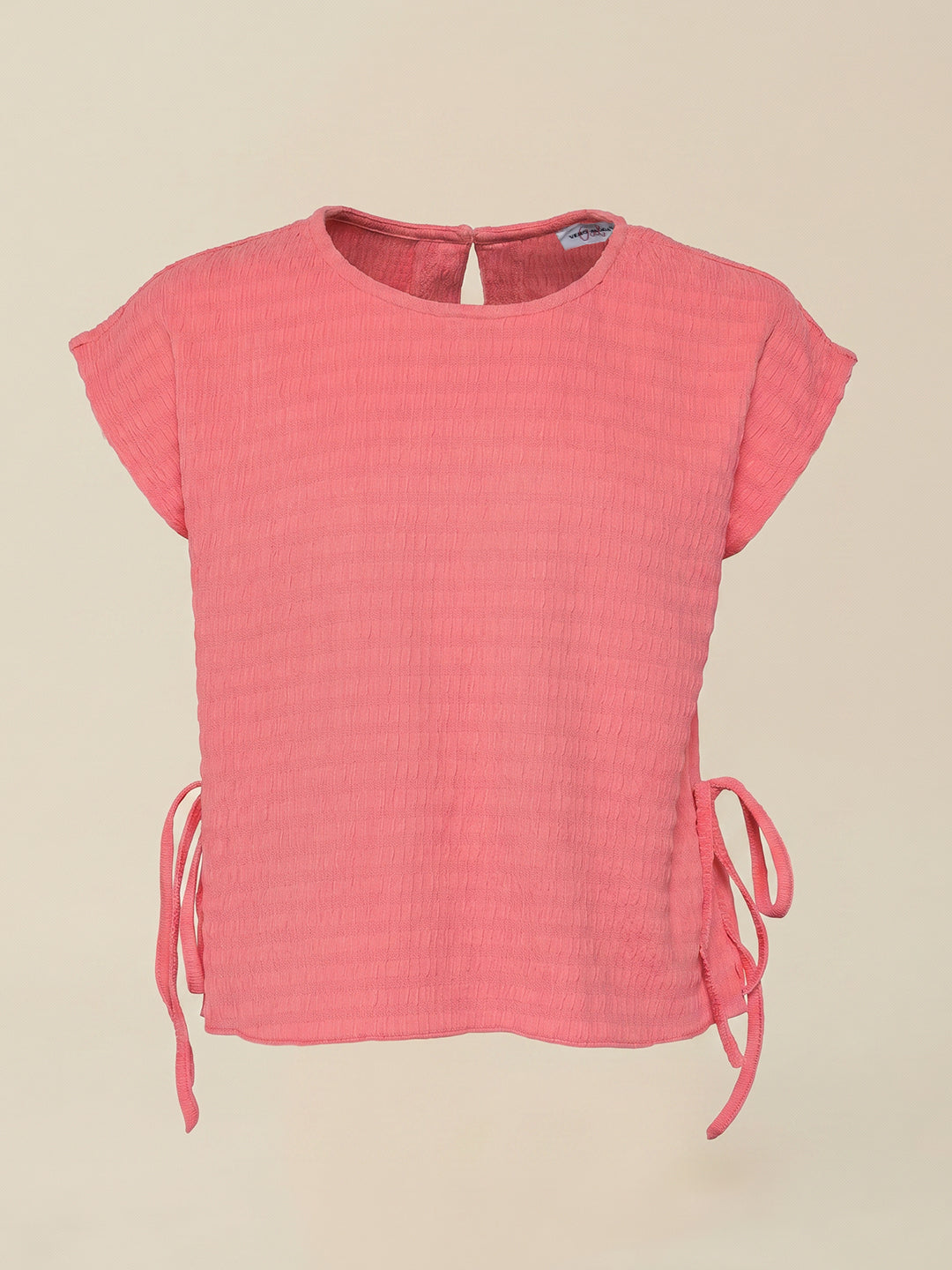 GIRLS Coral Textured Top