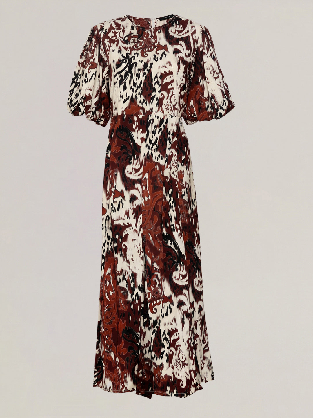 Printed Midi Dress