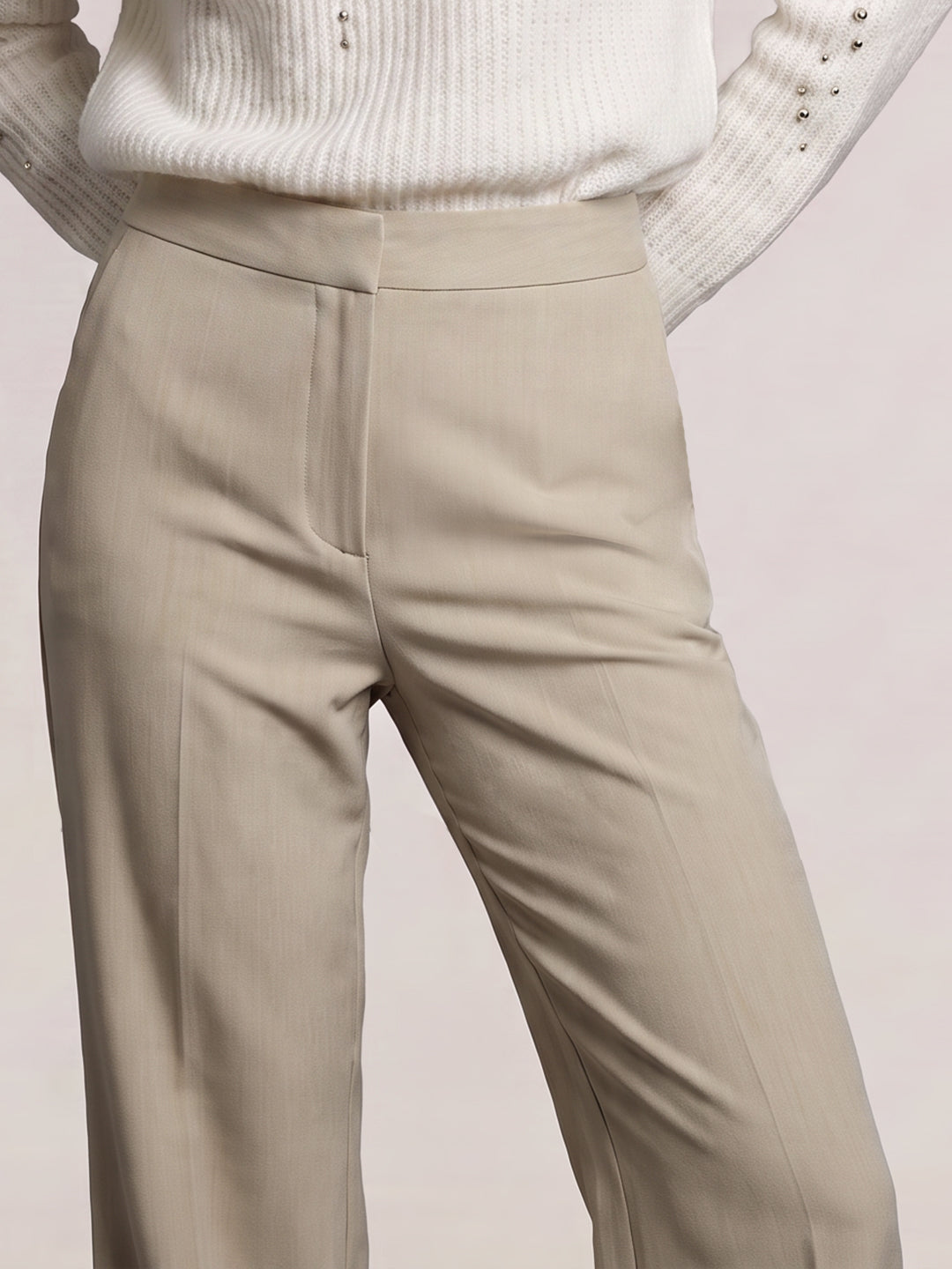 Mid Rise Bootcut Pants
