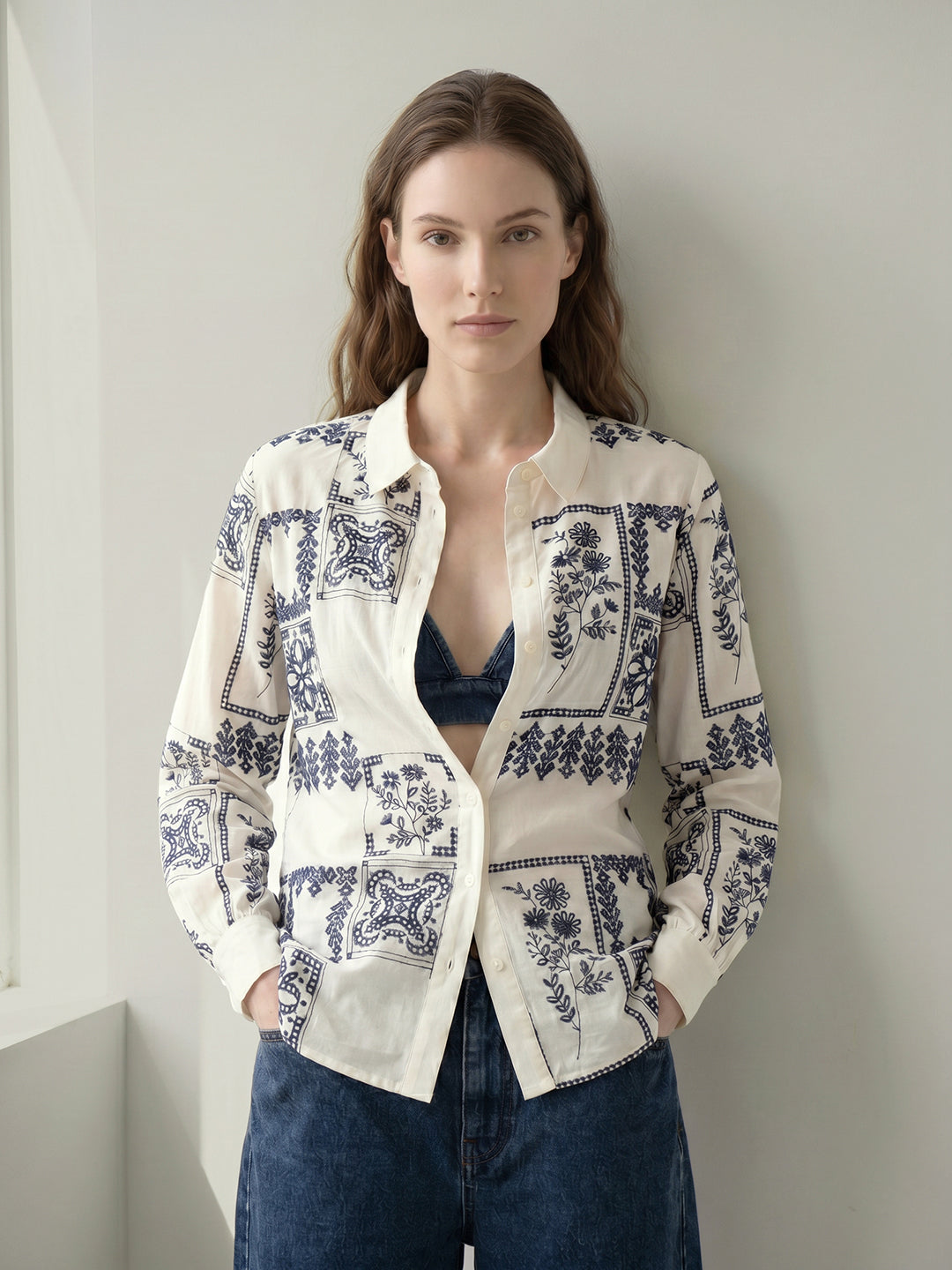 Printed Cotton Shirt