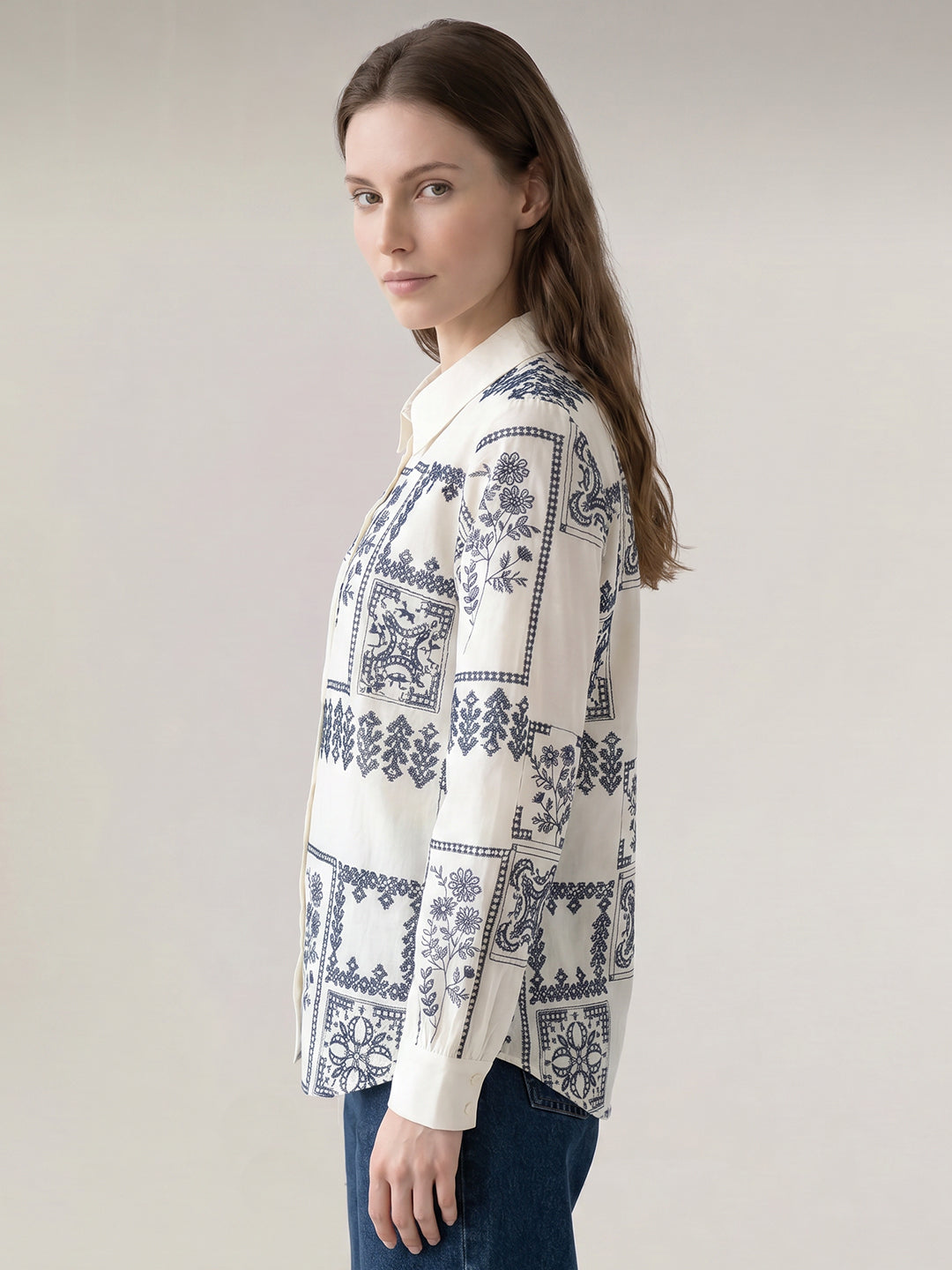 Printed Cotton Shirt