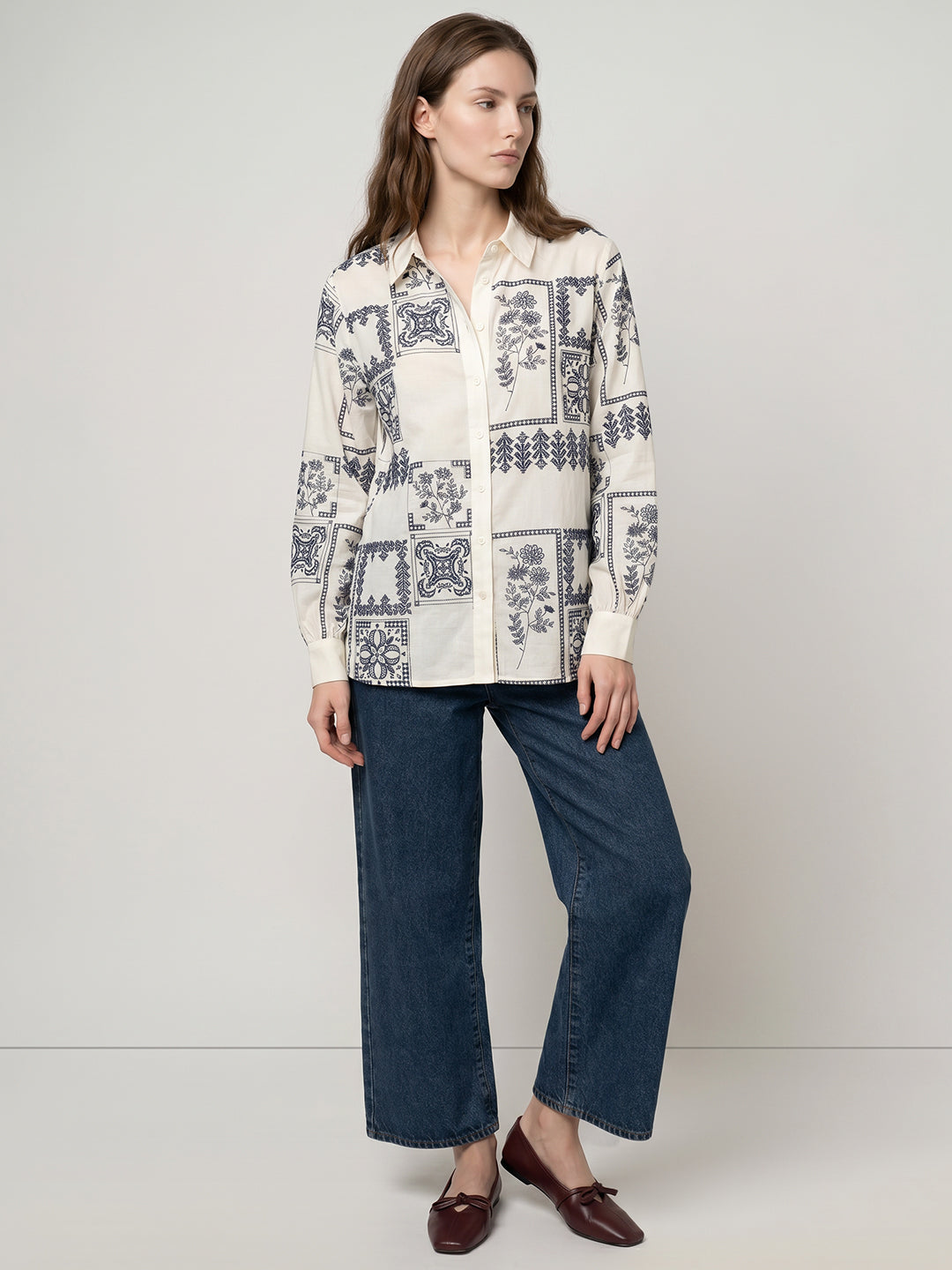 Printed Cotton Shirt