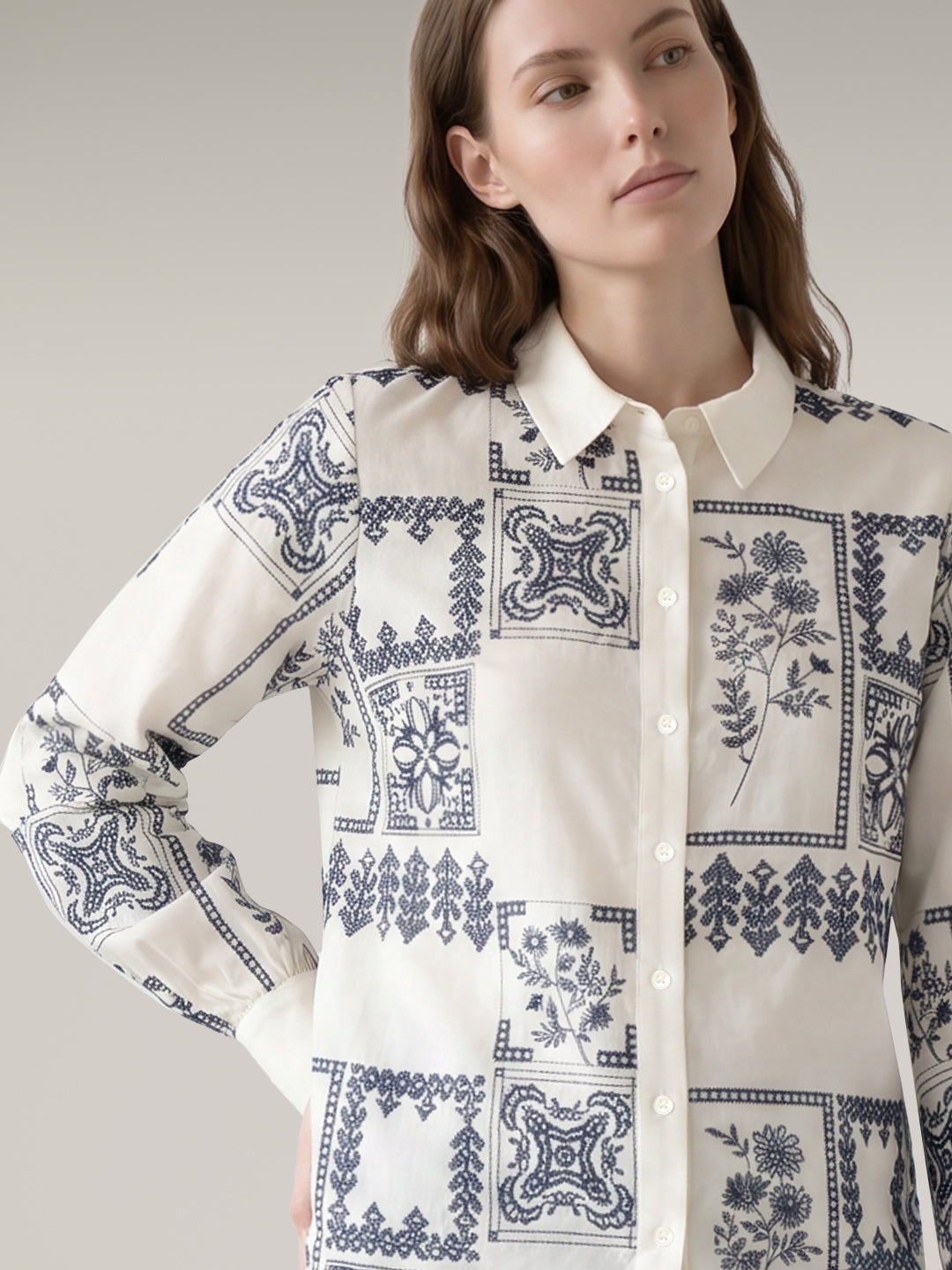Printed Cotton Shirt