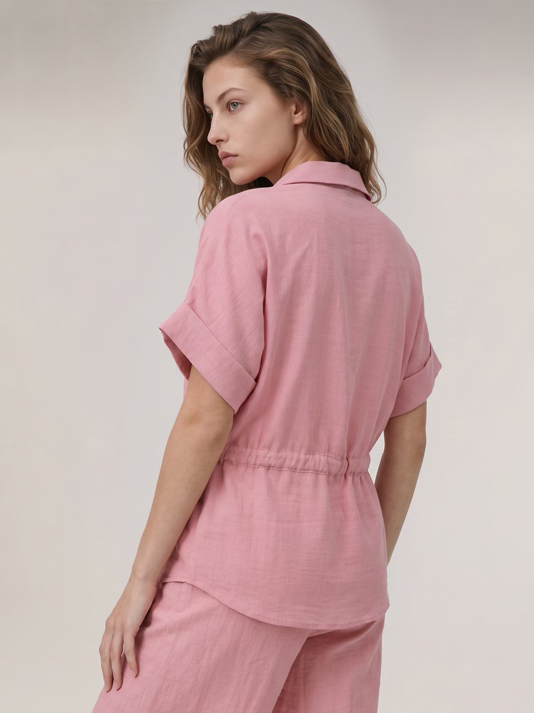Pink Zipped Shirt